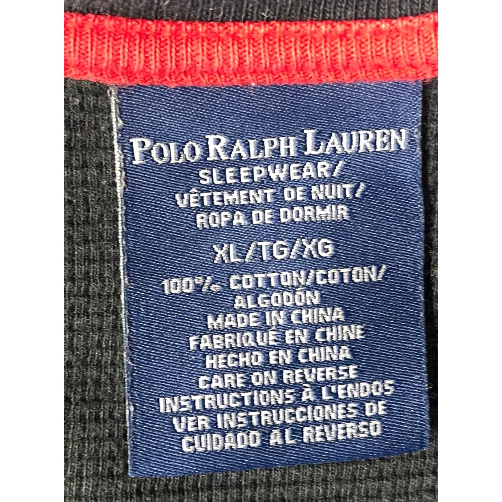 Polo Ralph Lauren Polo Ralph Lauren Sleepwear Long Sleeve Shirt Blue XL Mens Logo Bear Nightshirt Pajama Top Size US XL / EU 56 / 4 - 6 Thumbnail