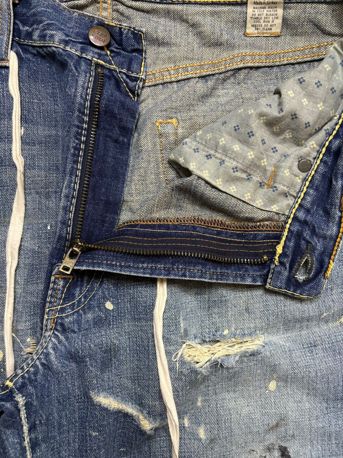 Japanese Brand Vintage Japanese Brand Mud Wash Paint Distress Bootcut Jeans Size US 30 / EU 46 - 11 Thumbnail