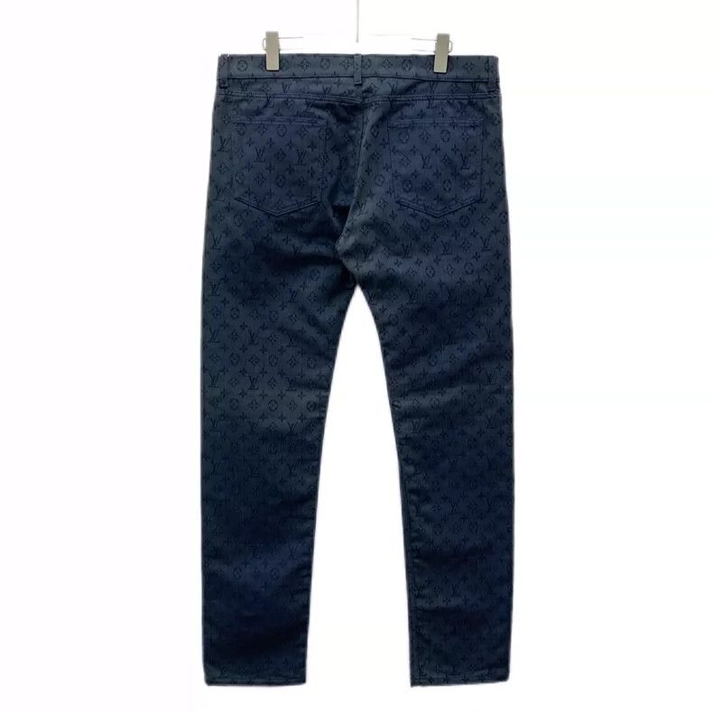 Louis Vuitton Louis Vuitton Blue logo presbyopic cotton casual denim tro Size US 36 / EU 52 - 2 Thumbnail