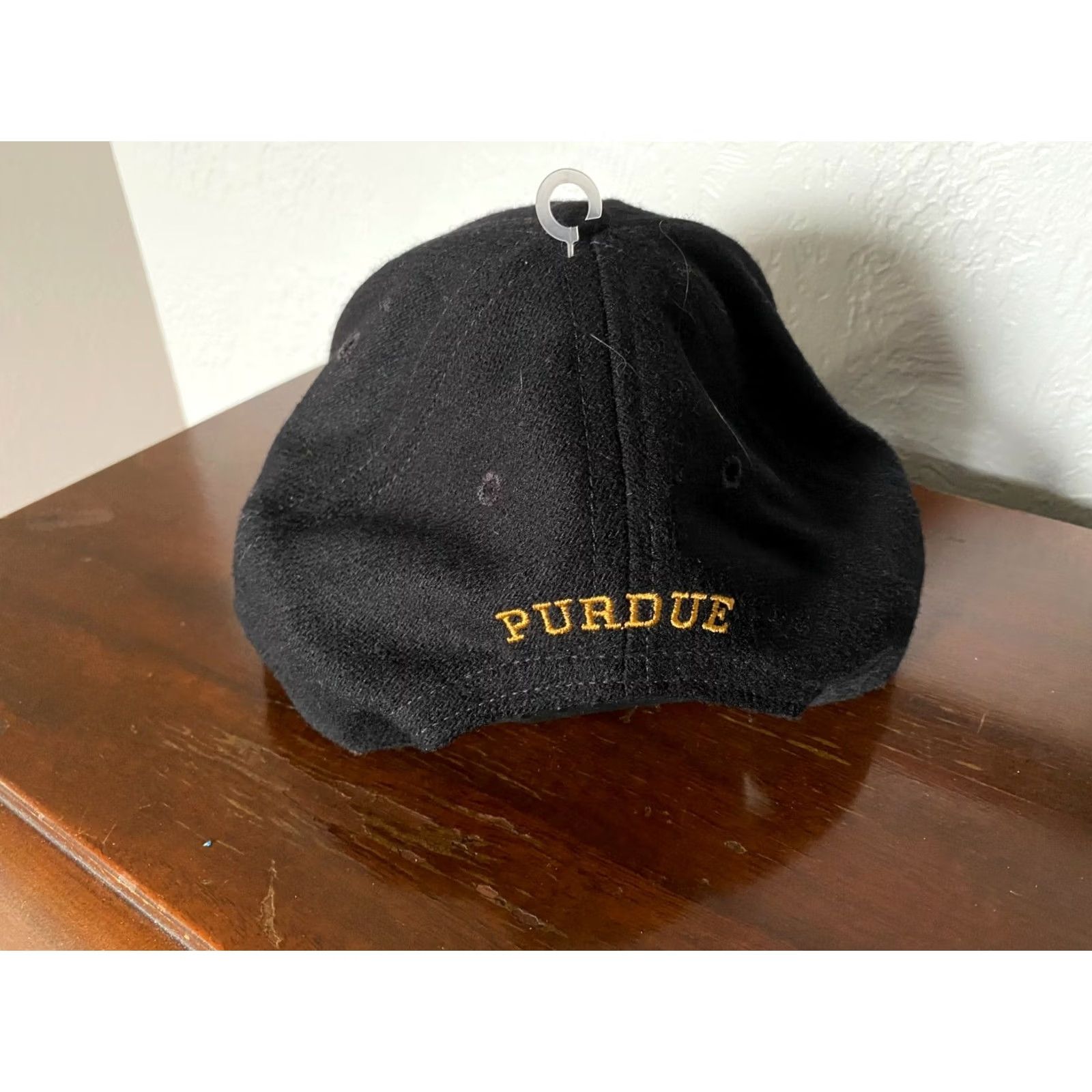Vintage VINTAGE Purdue Boilers Big 10 XL Snapback Cap Hat Wool Back Made in USA Size ONE SIZE - 3 Thumbnail
