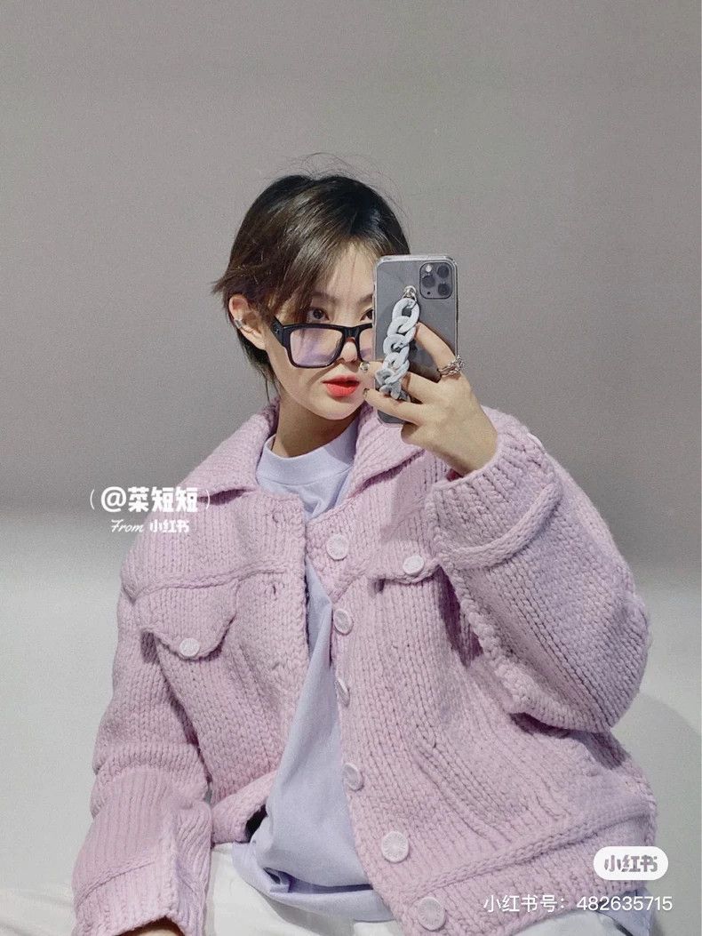 Louis Vuitton LOUIS VUITTON Lavender purple super hot style sweater jacke Size US XS / EU 42 / 0 - 9 Thumbnail