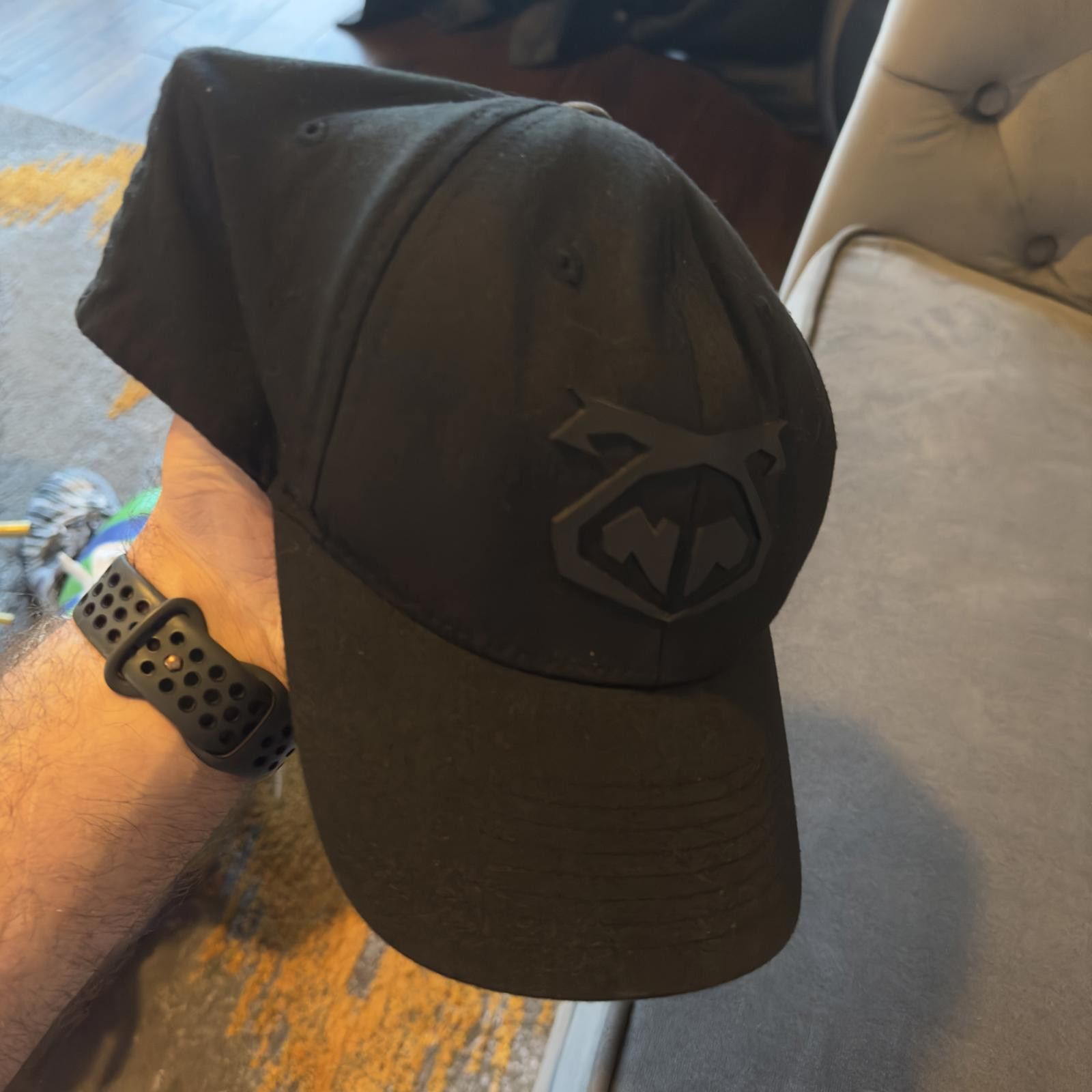 Designer Nasty Pig - Stylish Black Snapback Cap with Embossed Logo Size ONE SIZE - 3 Thumbnail