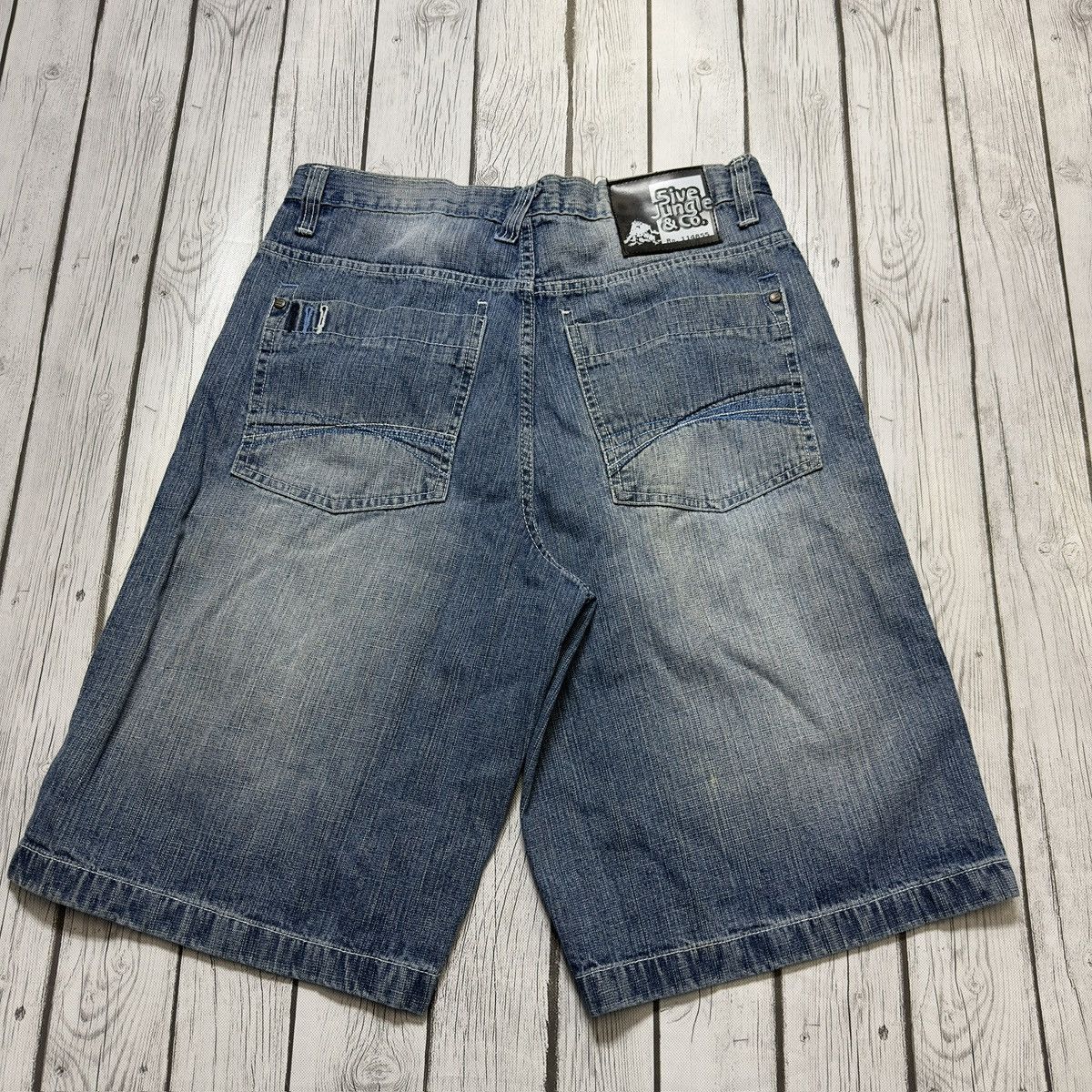Vintage Vintage 5ive Jungle jean shorts Size US 34 / EU 50 - 2 Thumbnail