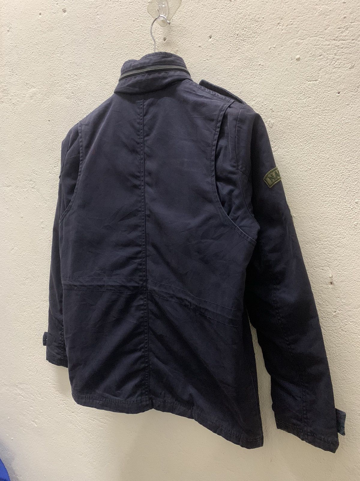 Japanese Brand × Napapijri Napapijri Sun Faded Multipocket Distressed Hooded Jacket Size US M / EU 48-50 / 2 - 6 Thumbnail