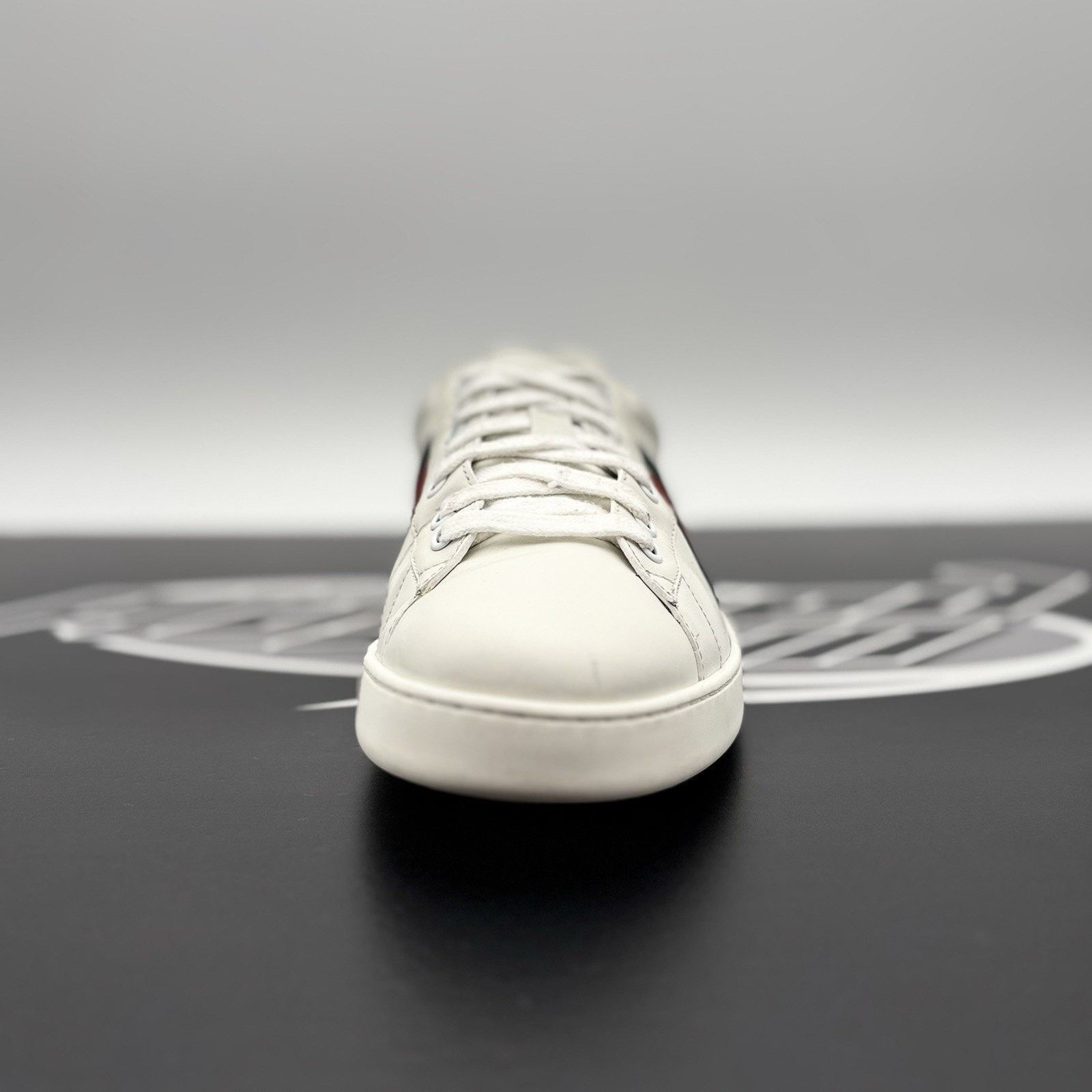 Gucci Gucci Ace Web ' White, Red, Green ' | GOOD CONDITION! Size US 10 / EU 43 - 15 Thumbnail