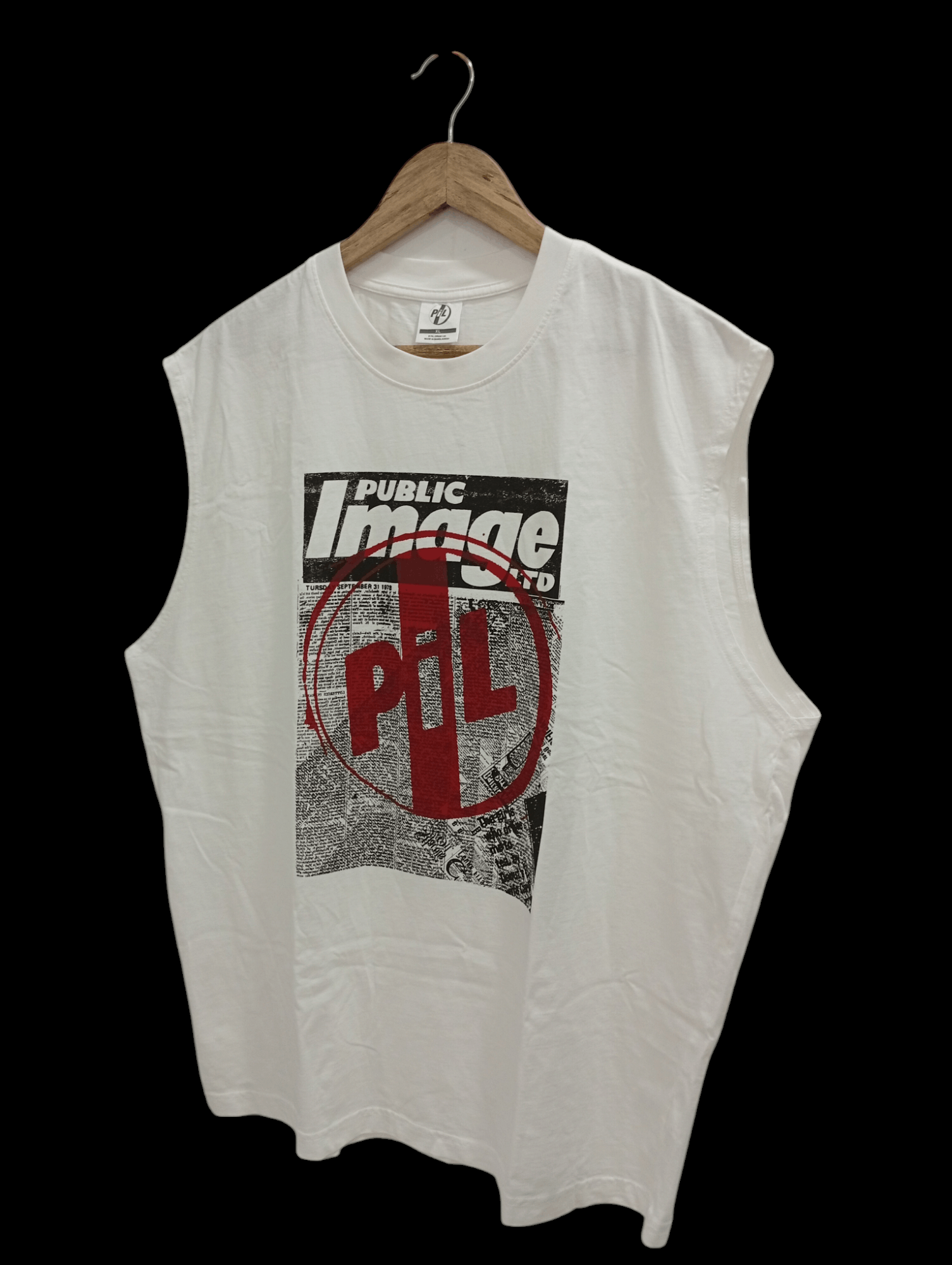 Band Tees × GU × Vintage 🔥🔥GU x PiL Public Image Limited Sleeveless T-Shirt Size US XL / EU 56 / 4 - 3 Thumbnail