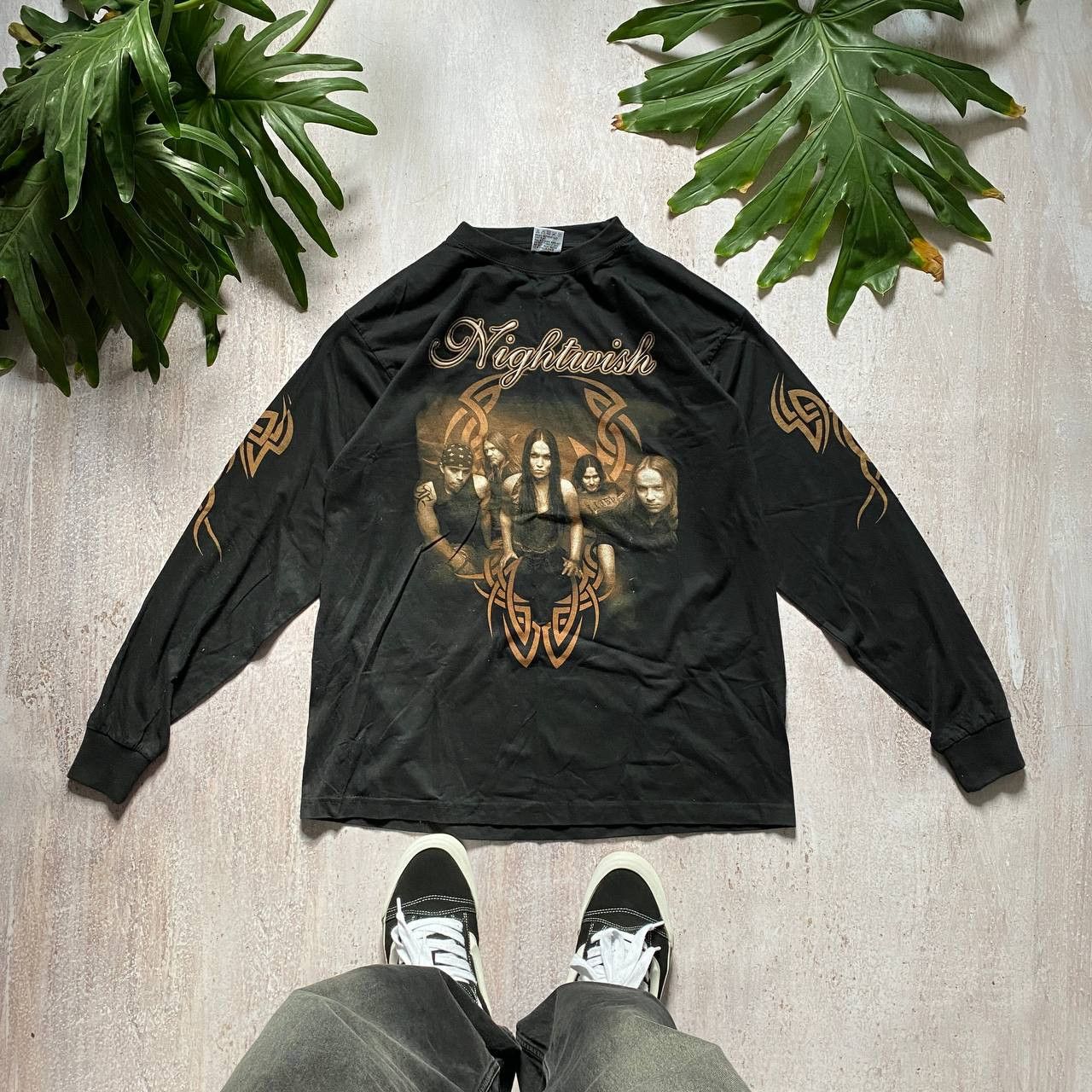 Band Tees VINTAGE Y2K NIGHTWISH AMAZING GOTHIC RARE LONG SLEEVE 100 Size US XL / EU 56 / 4 - 1 Thumbnail