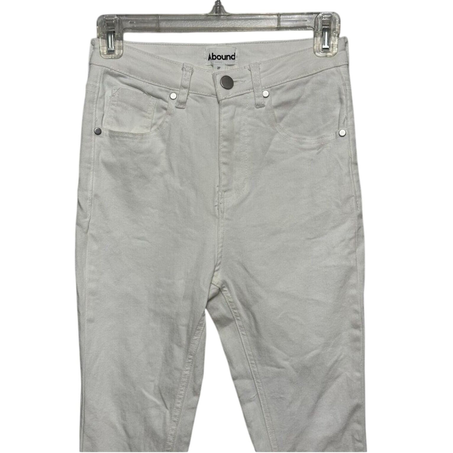 Other Abound Skinny Mid Rise Jeans Denim White Women's 26 NWOT Size 26" / US 2 / IT 38 - 2 Thumbnail
