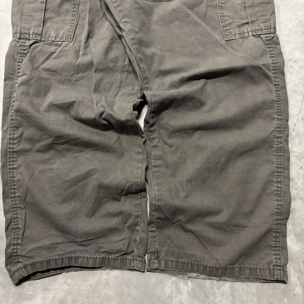 Japanese Brand × Vintage Crazy Vintage Y2K/2000s Baggy Faded Grey Skater Cargo Pants! Size US 40 / EU 56 - 6 Thumbnail