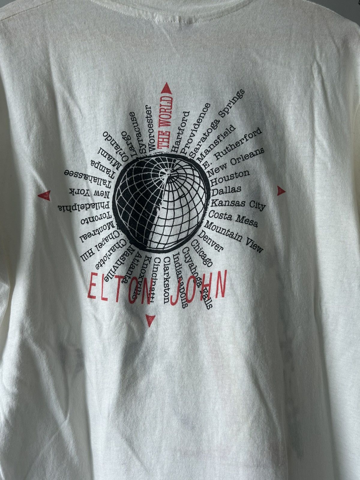 Vintage Elton John Vintage T Shirt 90’ Size US XL / EU 56 / 4 - 6 Thumbnail