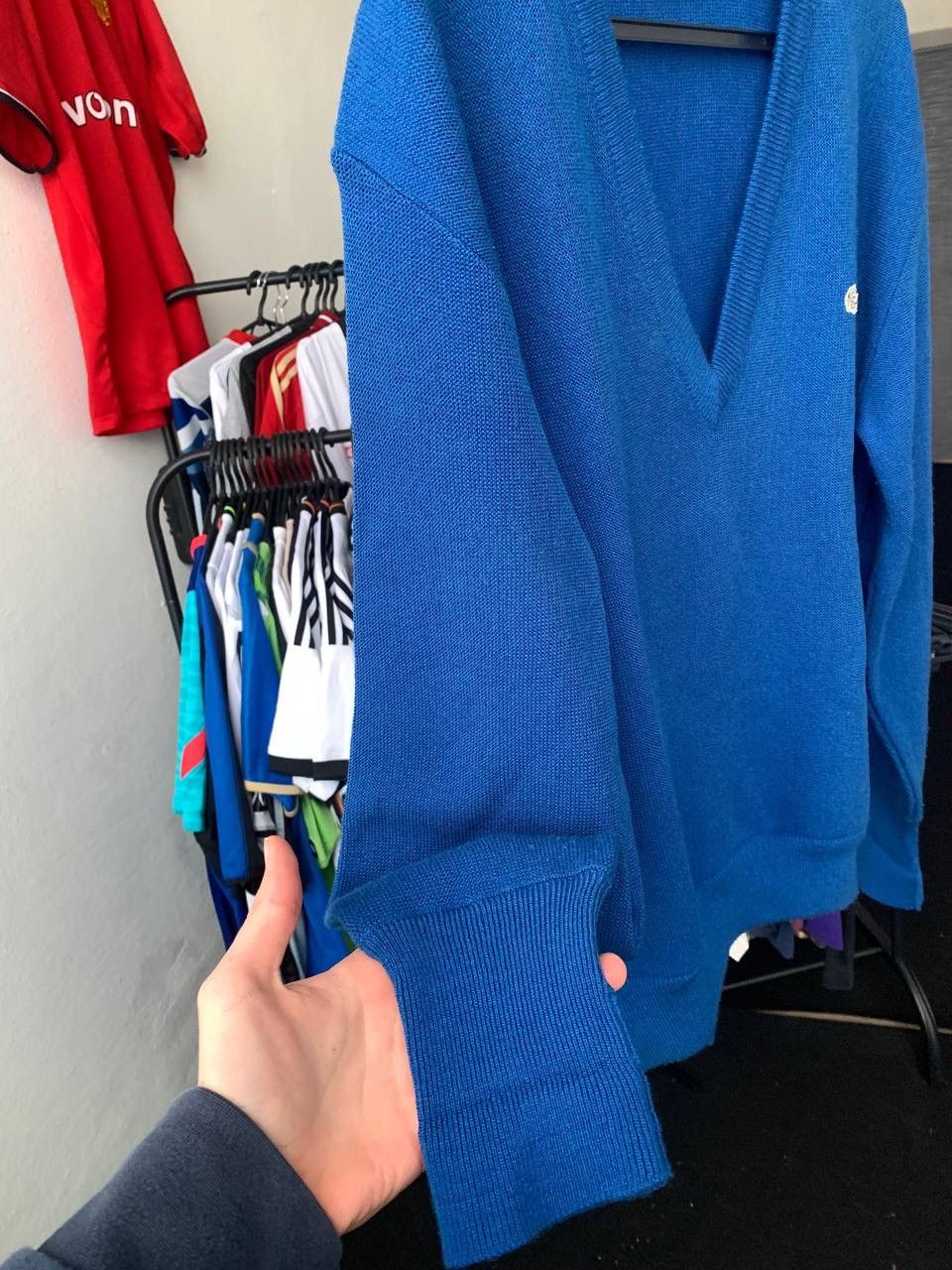 Lacoste × Vintage Vintage Lacoste V Neck Sweater Jumper Size US S / EU 44-46 / 1 - 2 Thumbnail