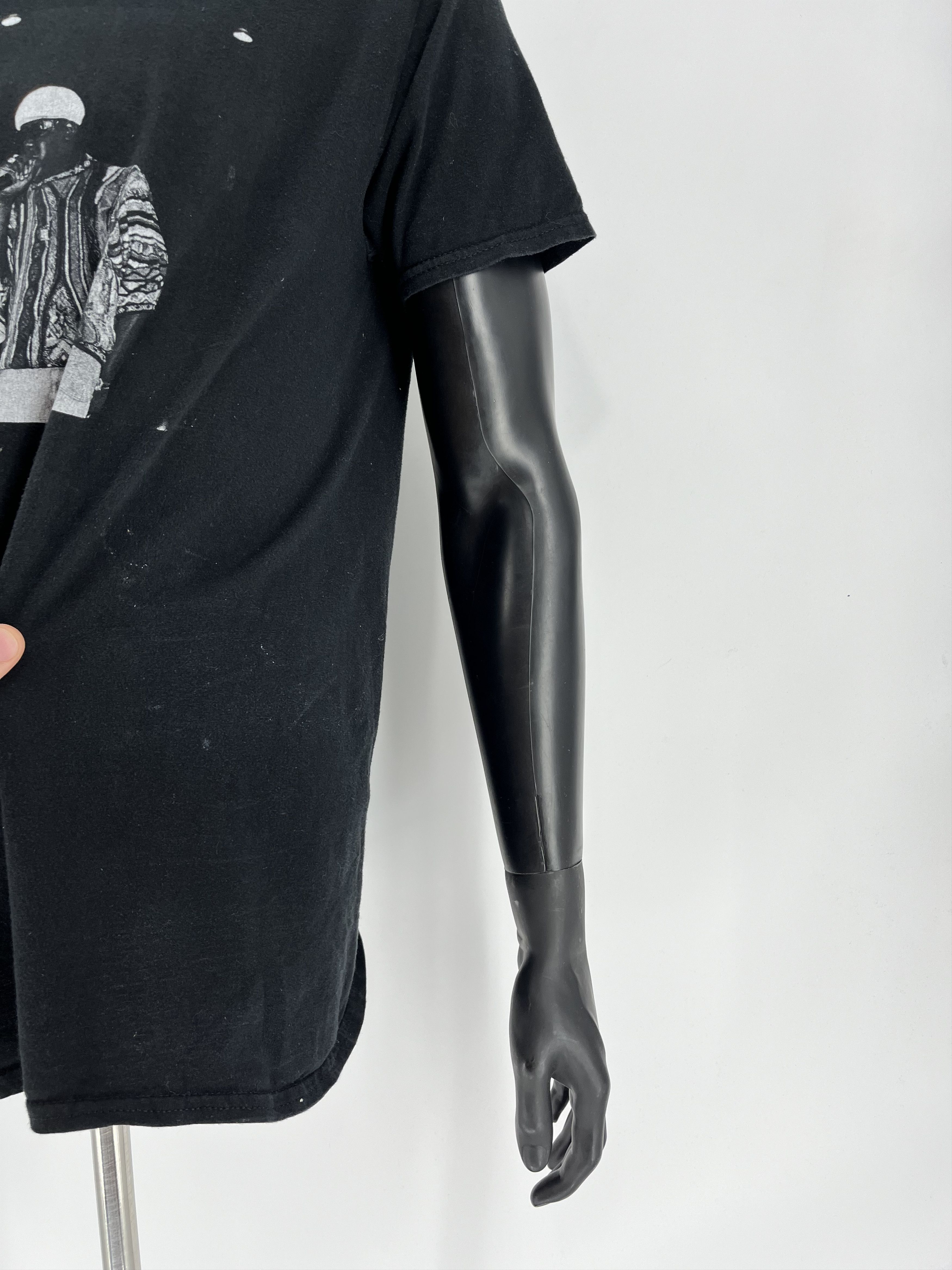 Rap Tees × Vintage Vintage Notorious Big Trust Nobody Black Tee Shirt Size US M / EU 48-50 / 2 - 10 Thumbnail