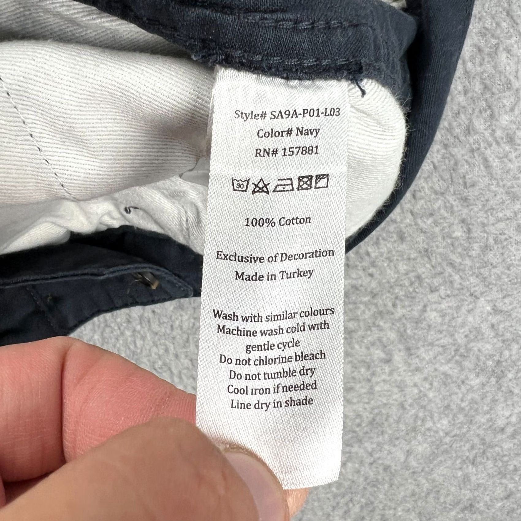 Steven Alan Steven Alan Pants Slim Fit Blue Cotton Chino 30x31 Mens Size US 30 / EU 46 - 4 Thumbnail