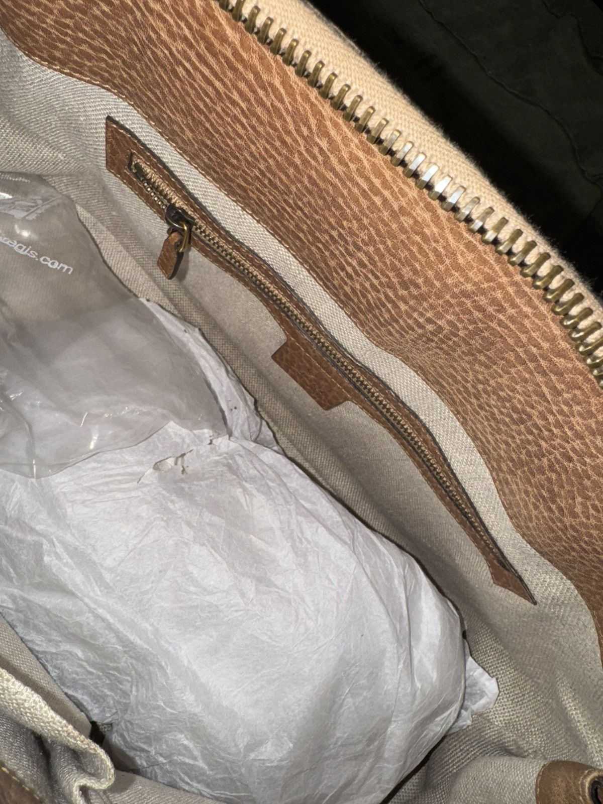 Gucci Vintage Gucci Raffia and Crocodile Handle Bag Size ONE SIZE - 6 Thumbnail