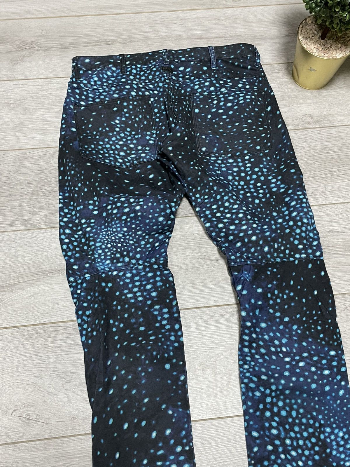 G-Star × Pharrell G stat Pharrell dot pants all over design aqua eb0 tapered Size US 33 - 7 Thumbnail