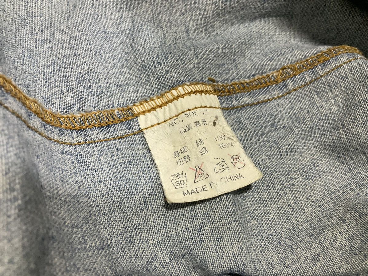 Hysteric Glamour × Japanese Brand × Seditionaries 🔥Sick Y2K In The Attic Punk Denim Vest Zipper Distressed Size US M / EU 48-50 / 2 - 12 Thumbnail