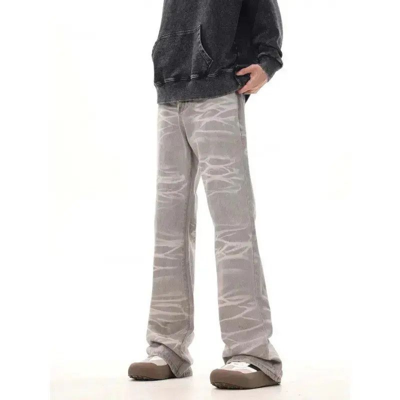 Japanese Brand Retro loose casual micro flared jeans Size US 32 / EU 48 - 2 Thumbnail