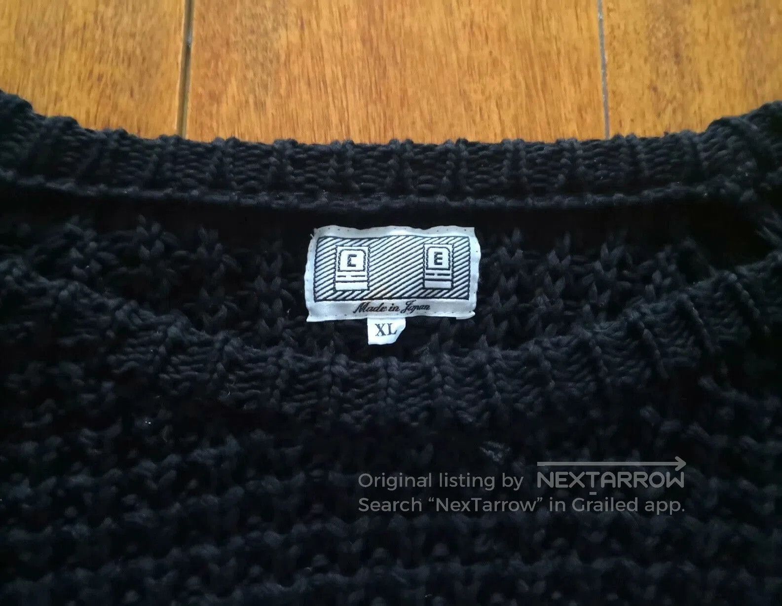 Cav Empt cav empt stripe loose waffle knit sweater. Size US XL / EU 56 / 4 - 4 Thumbnail