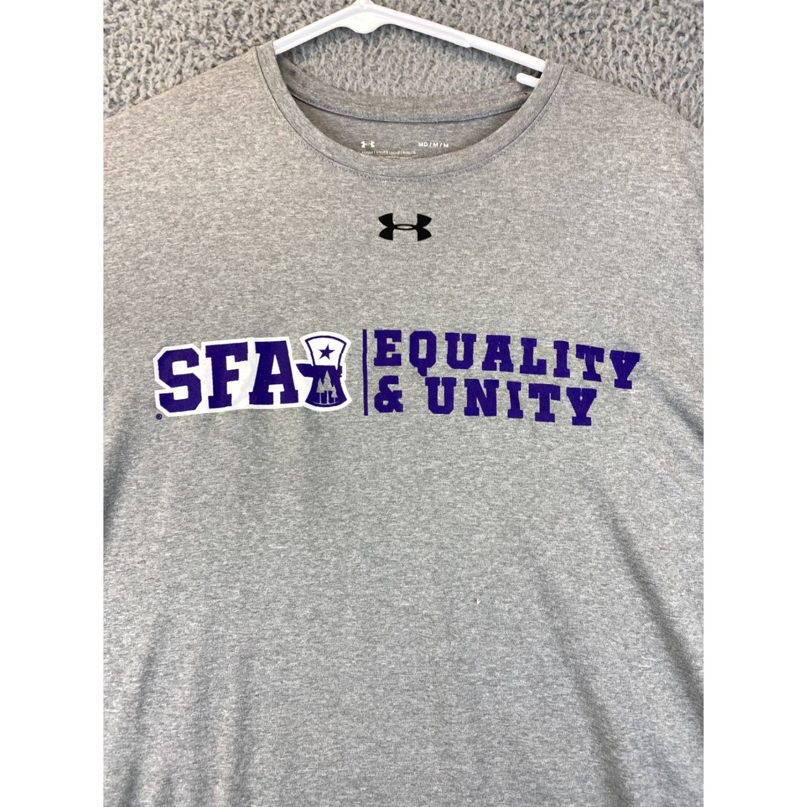 Under Armour Under Armour Tee Shirt Men M Short Sleeve Gym Workout Sport Fitness Athletic Lightweight Jersey Gray /76-28 Size US M / EU 48-50 / 2 - 2 Thumbnail