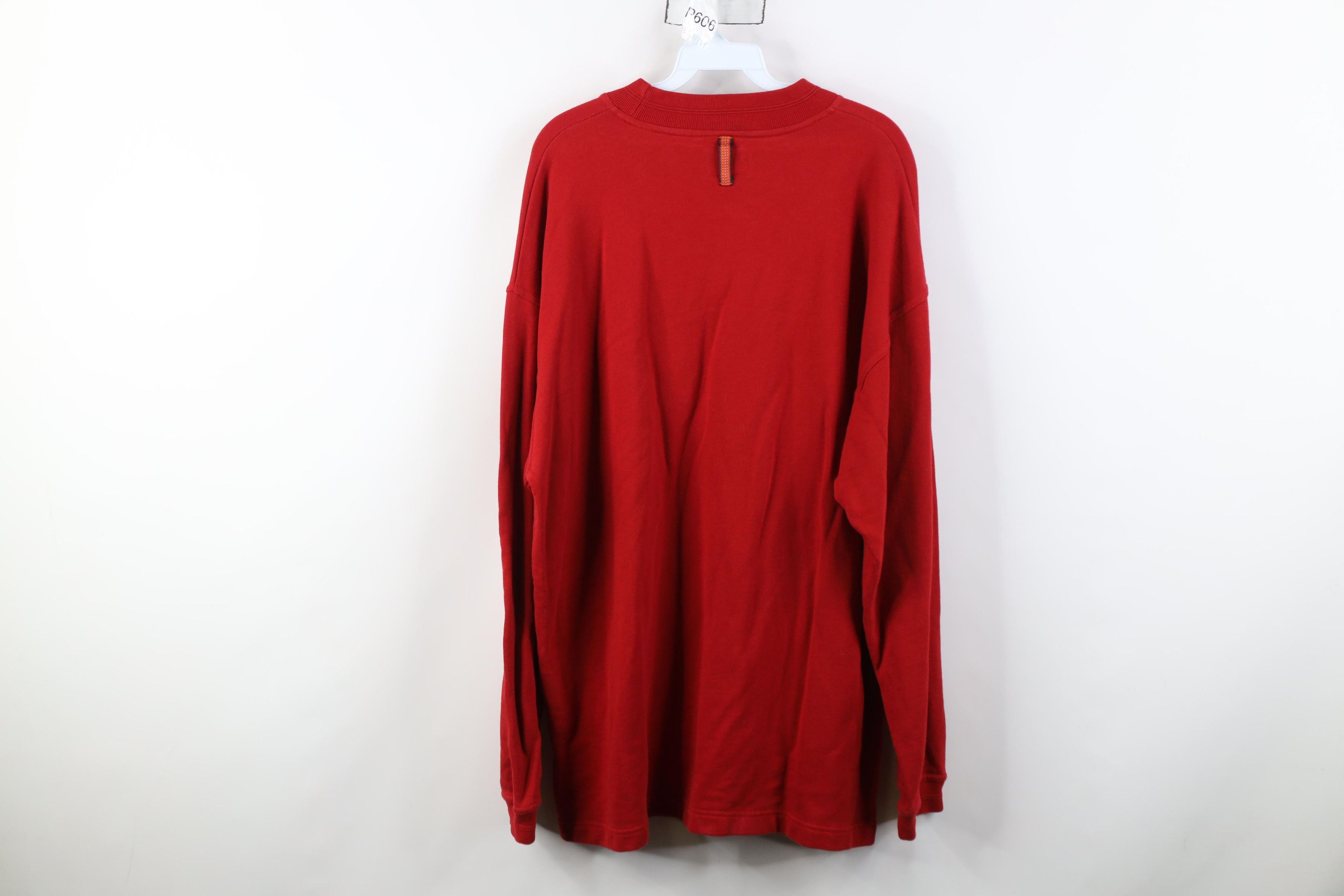 Nautica Vintage 90s Nautica Marine French Terry Sweatshirt Red Size US L / EU 52-54 / 3 - 12 Thumbnail