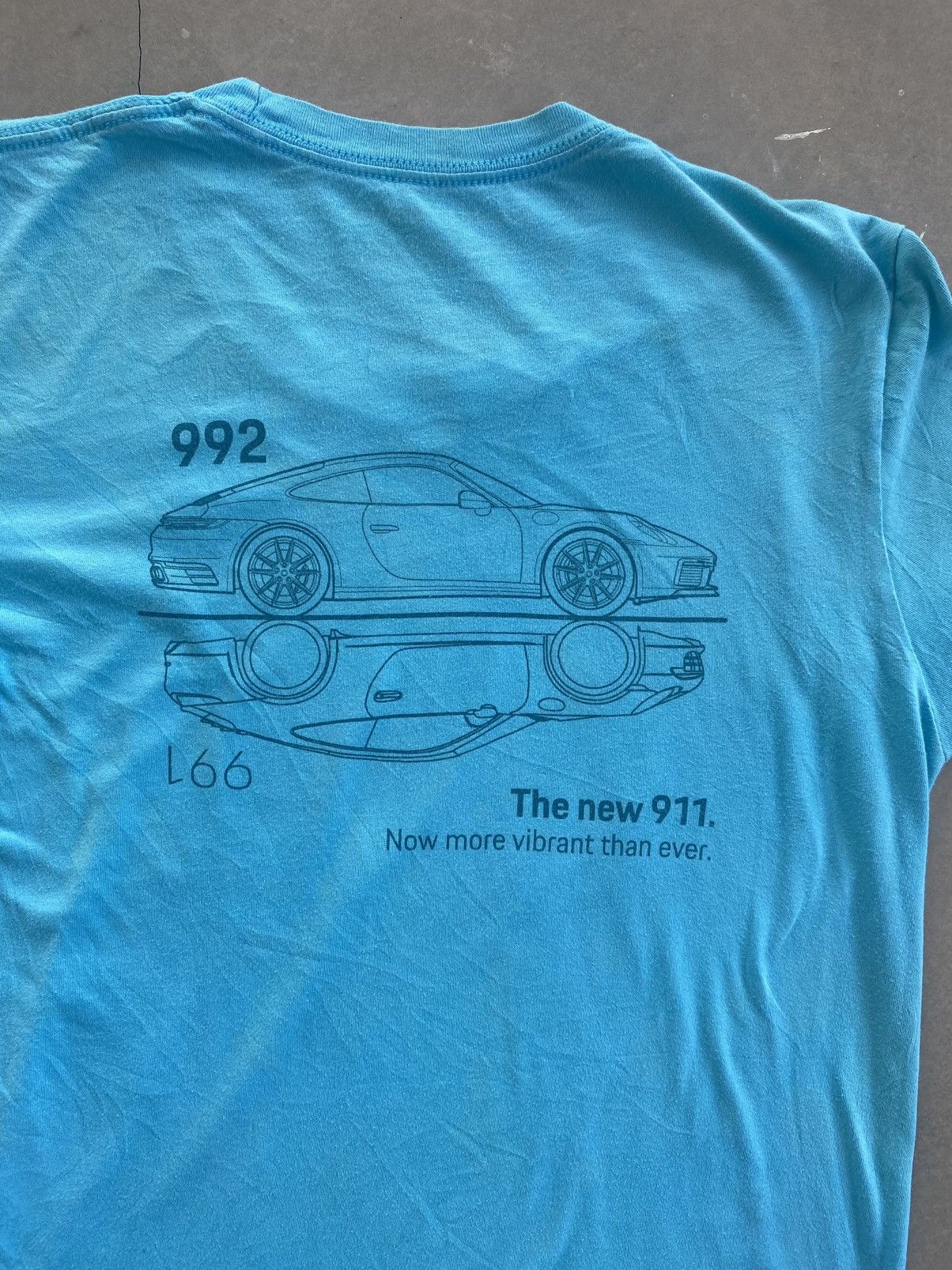 Porsche Design × Vintage PORSCHE 911 MIAMI BLUE PROMO TEE Size US S / EU 44-46 / 1 - 1 Thumbnail