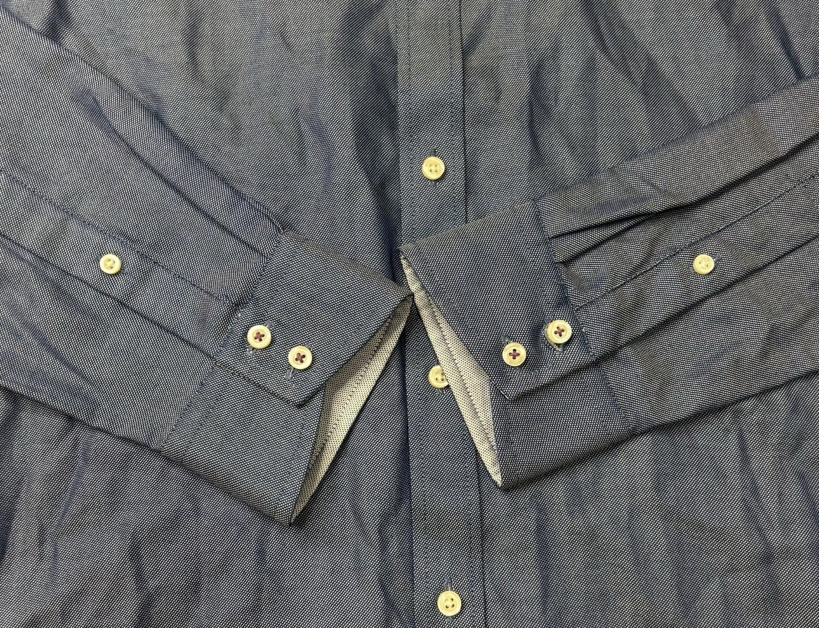Ted Baker Ted Baker Endurance Dress Shirt Mens 16 32/33 Blue Cotton Size 38R - 10 Thumbnail