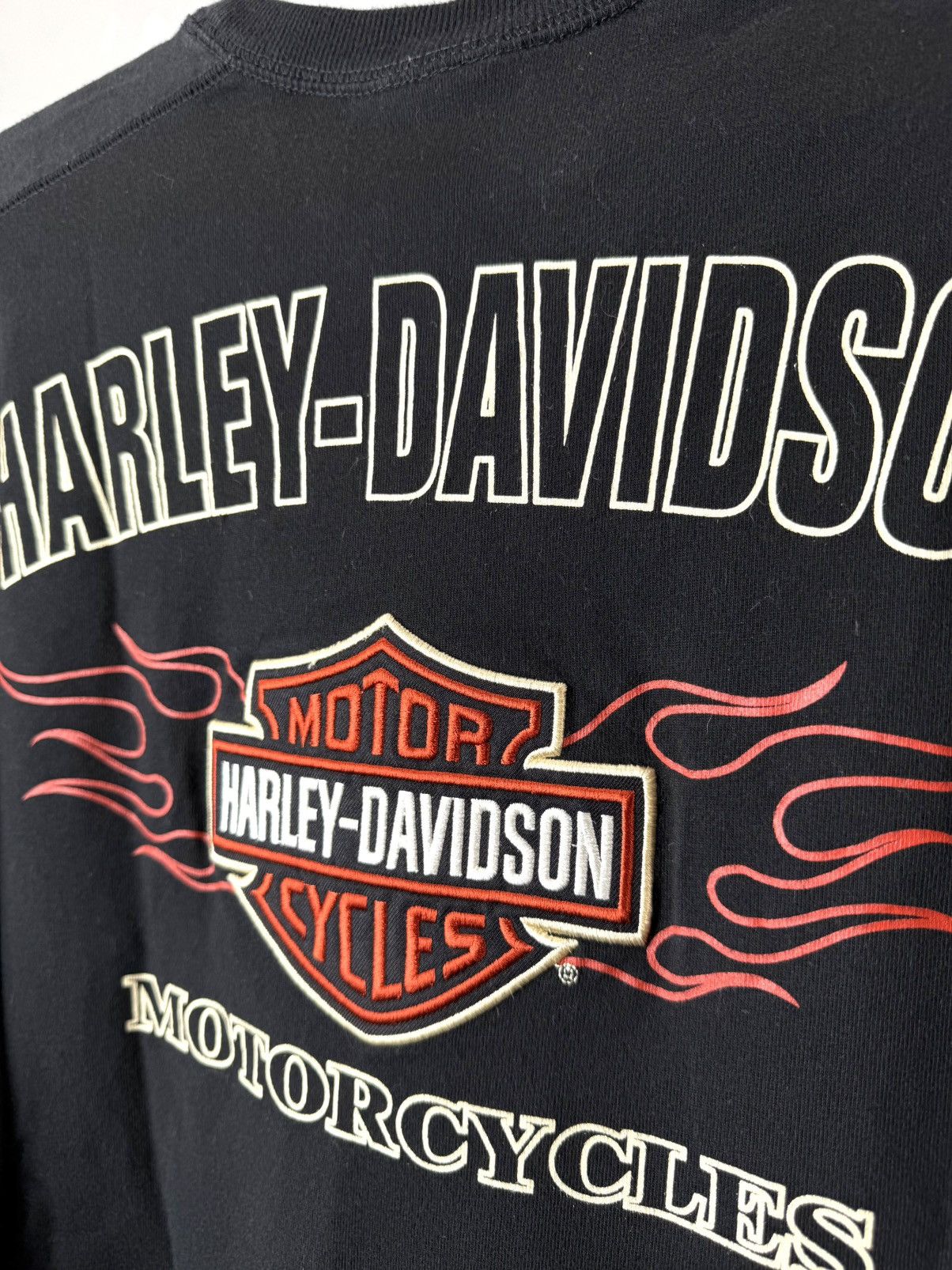 Harley Davidson Harley Davidson Vintage Sweatshirt Embroidered Logo Size US L / EU 52-54 / 3 - 9 Thumbnail