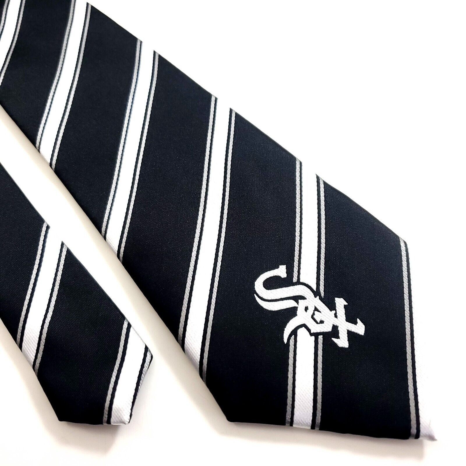MLB Chicago Whitesox Black White Striped Polyester MLB Baseball Size ONE SIZE - 1 Thumbnail