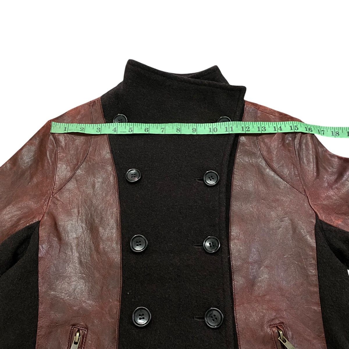 Johnbull × Leather × Vintage Vintage Johnbull Simple Leather Jacket Button M Size Size US M / EU 48-50 / 2 - 14 Thumbnail