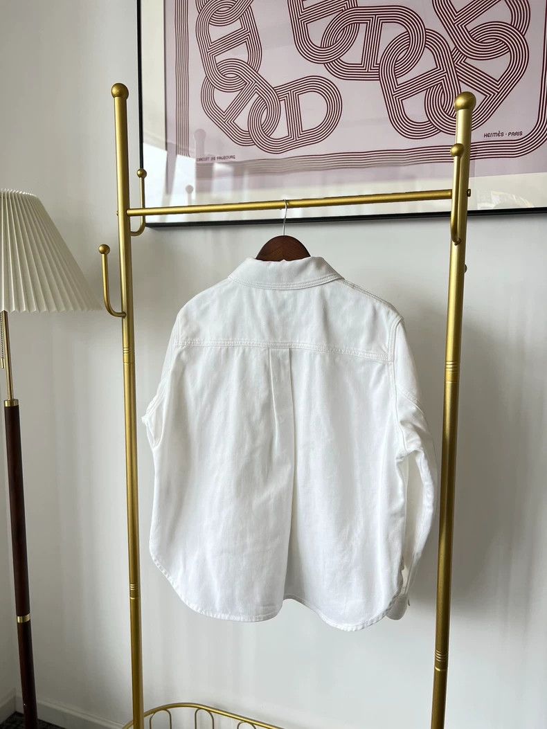 Loewe LOEWE Pineapple cotton lapel single row button long sleeve Size XS / US 0-2 / IT 36-38 - 2 Thumbnail