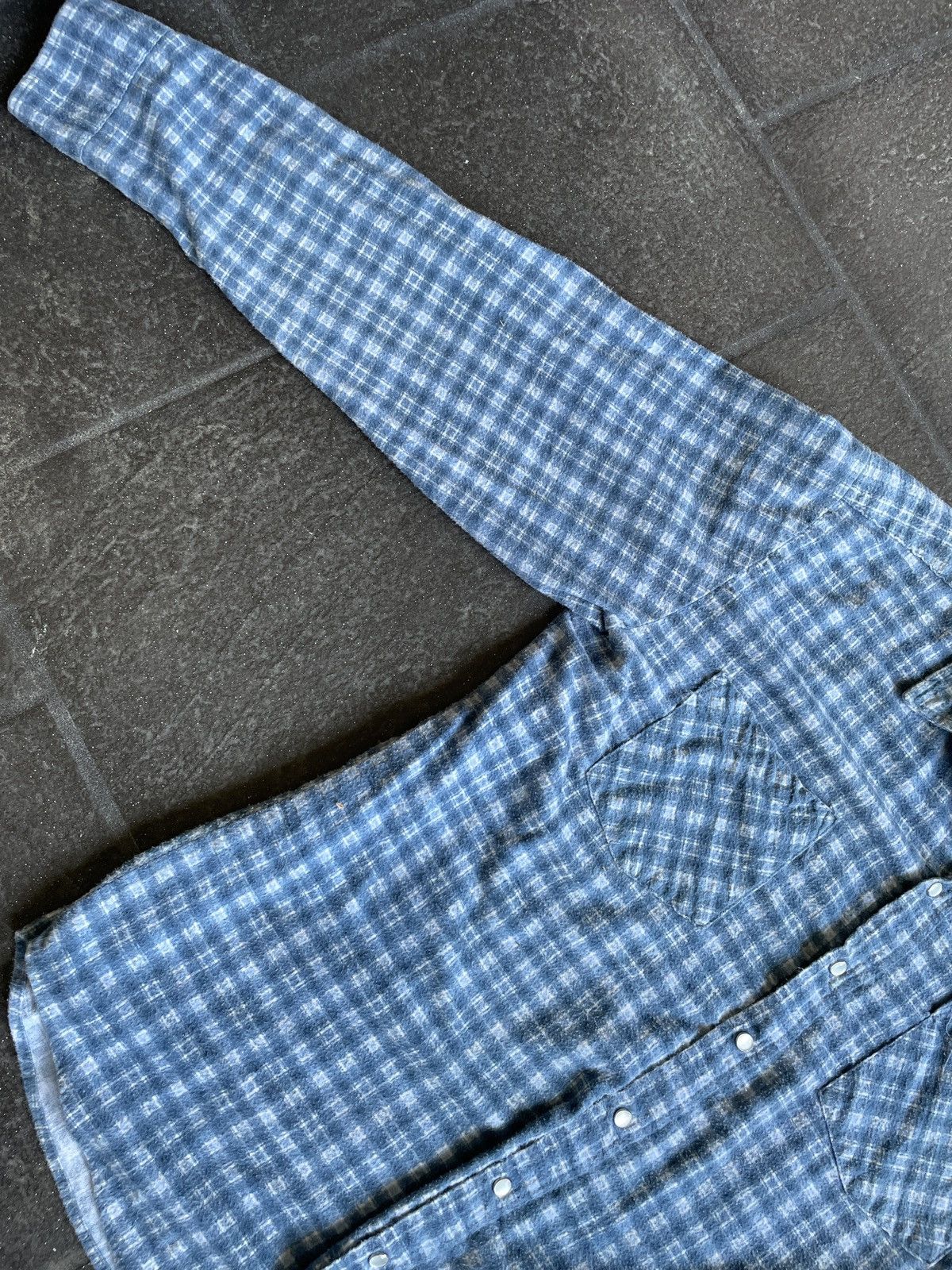 Haband Vintage Haband Blue Flannel Size US L / EU 52-54 / 3 - 3 Thumbnail