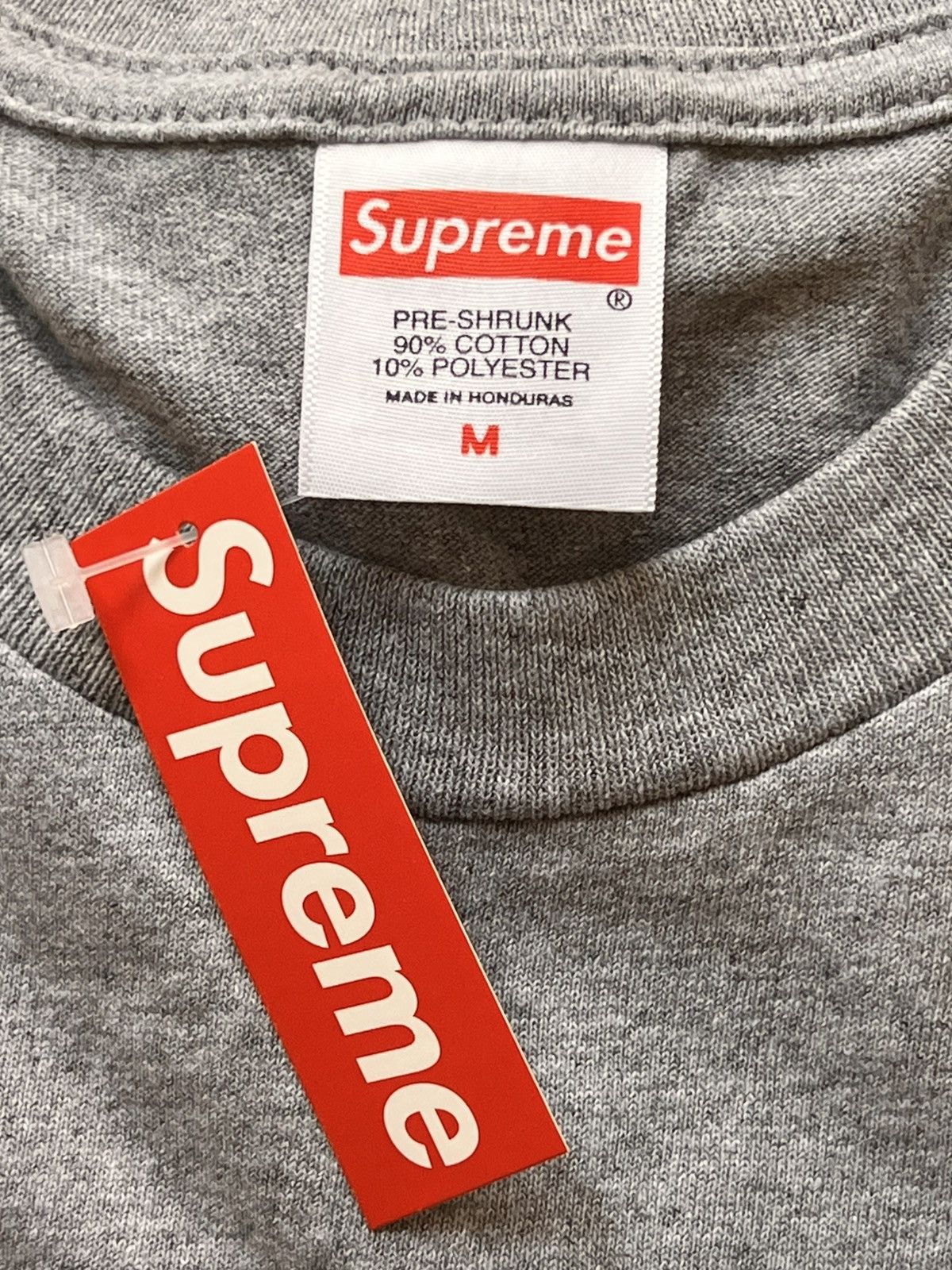 Supreme Supreme Arabic Box Logo Tee Grey M red t-shirt white ss26 Size US M / EU 48-50 / 2 - 17 Thumbnail