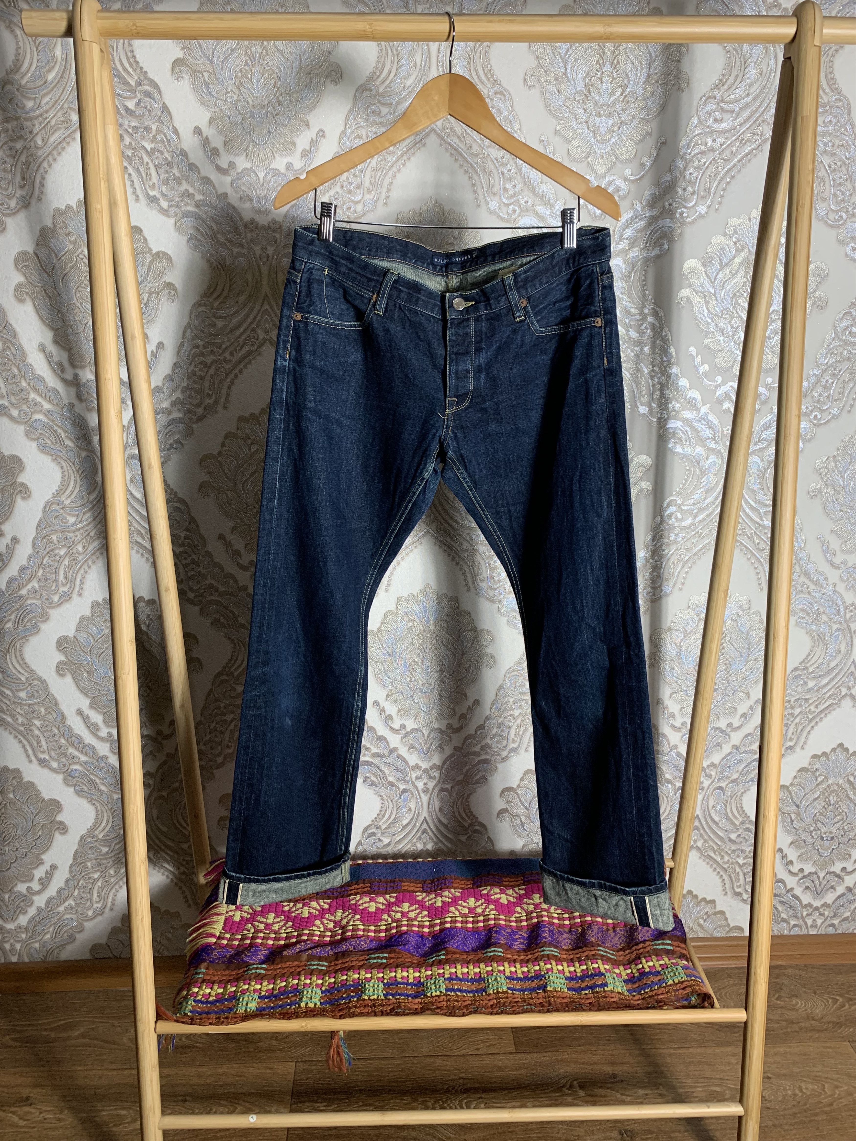 Polo Ralph Lauren VINTAGE POLO RALPH LAUREN SELVEDGE DENIM JEANS Y2K 90s RETRO Size US 31 - 1 Thumbnail