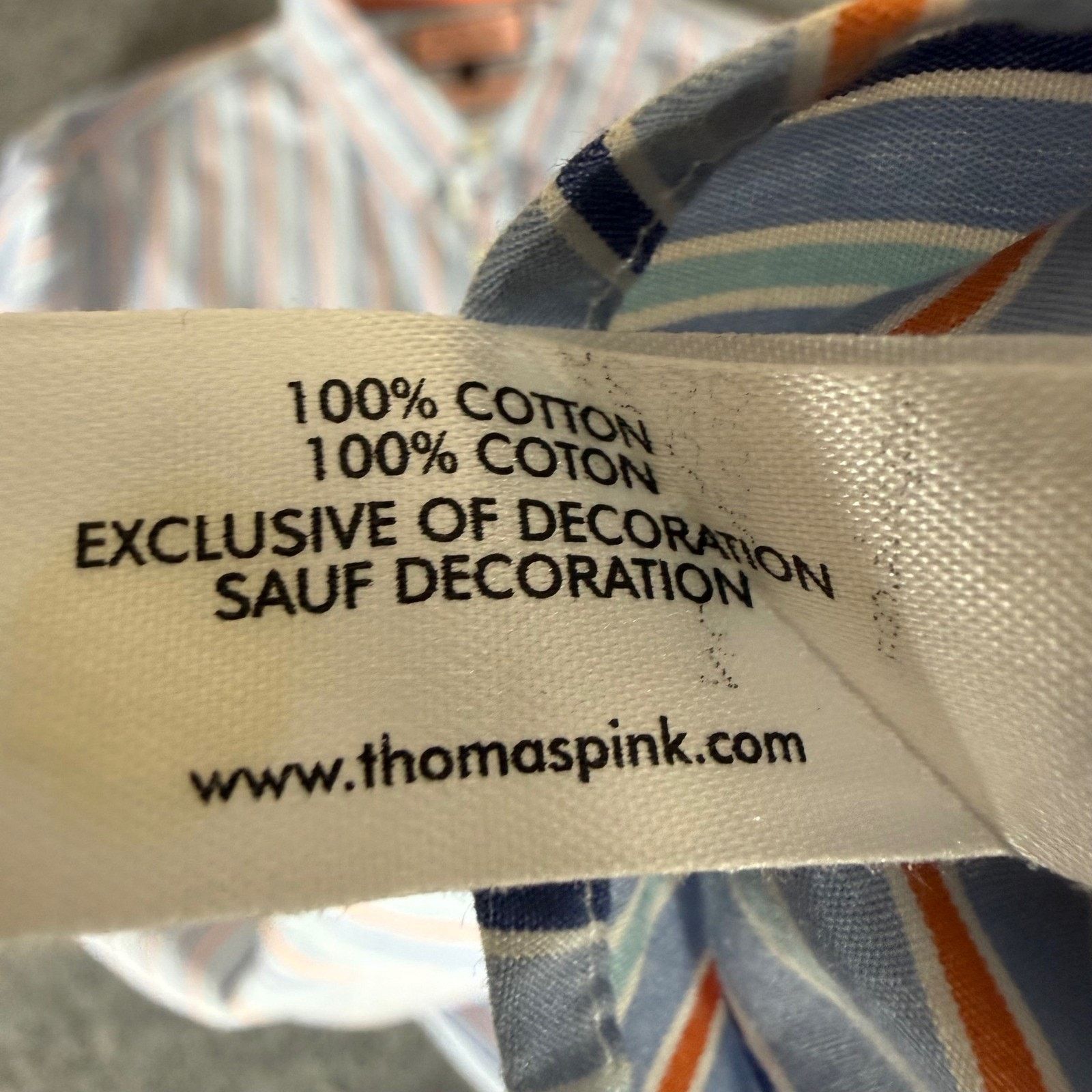 Thomas Pink Thomas Pink Shirt Mens L Blue Striped Luxury Dress Office Size US L / EU 52-54 / 3 - 3 Thumbnail