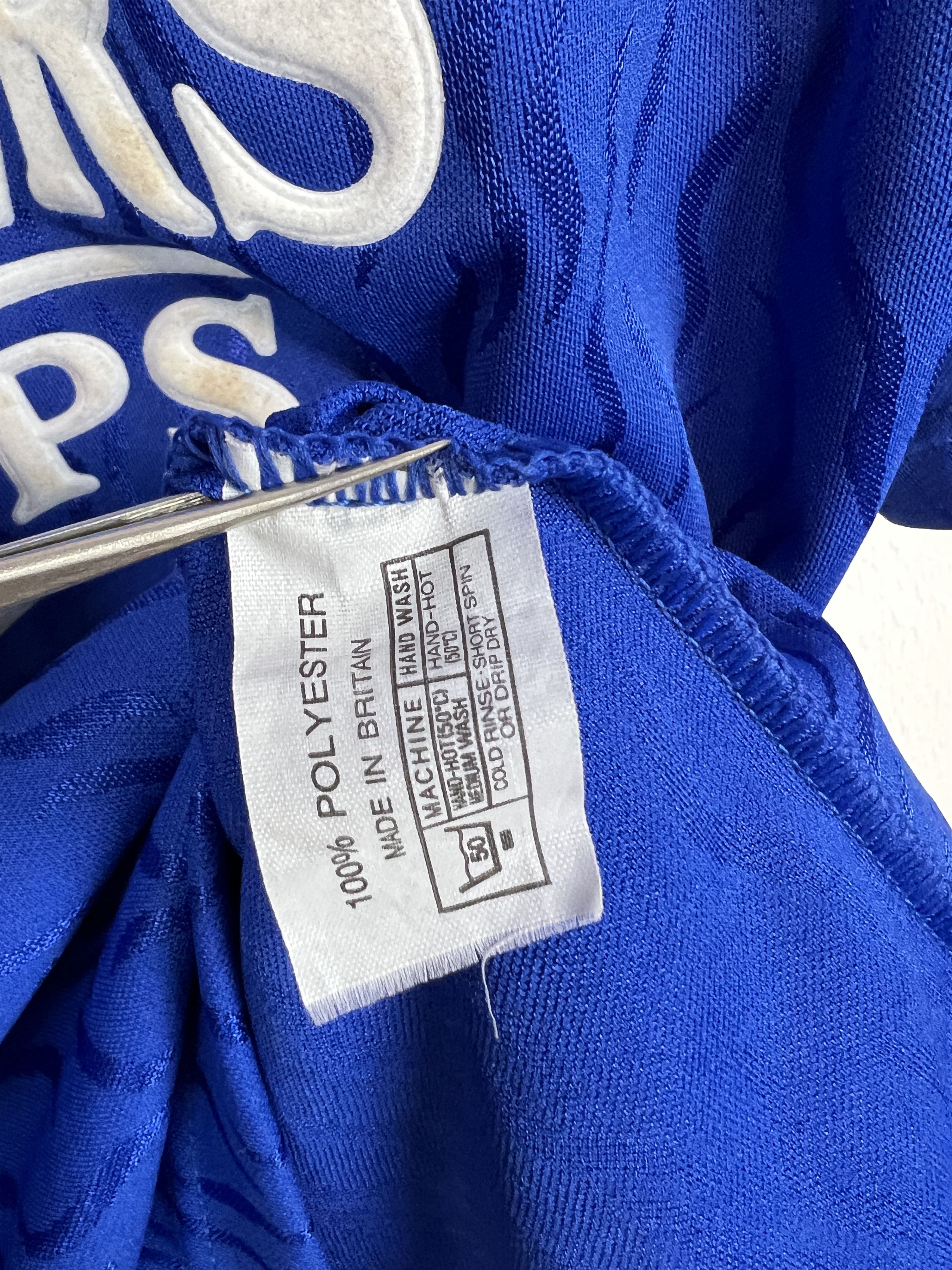 Vintage Leicester City Home football shirt 1992 Soccer Jersey Trikot Size US L / EU 52-54 / 3 - 8 Thumbnail