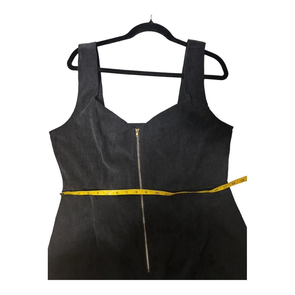 Designer Missguided Zip Through Cord Dress Black Size 12 Size XL / US 12-14 / IT 48-50 - 6 Thumbnail