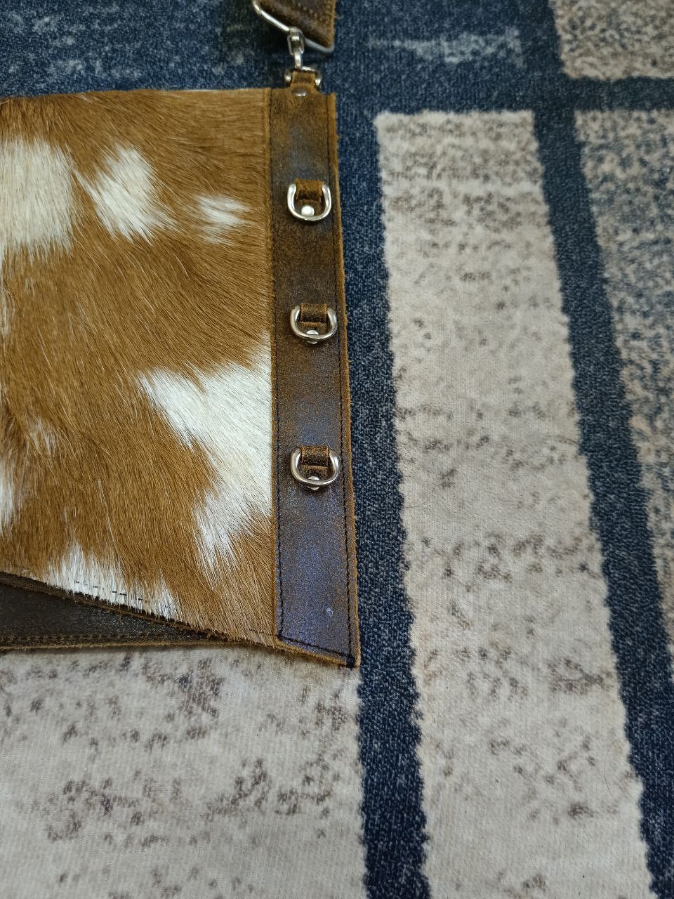 Leather × Vintage CAL PRODUCED HORSE HAIR LEATHER SLING/CROSBODY Size ONE SIZE - 6 Thumbnail