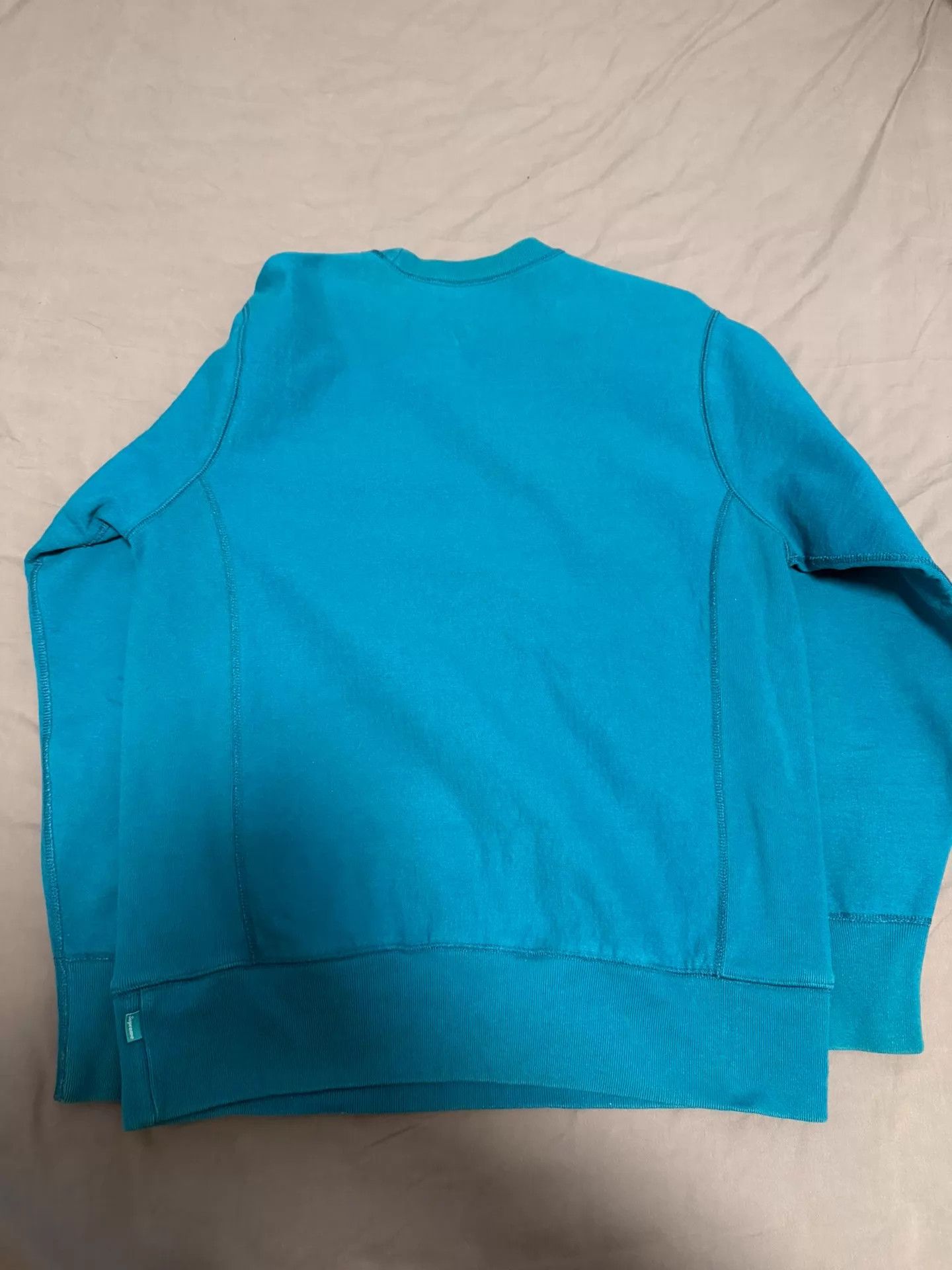 Supreme Supreme 2006 06fw teal on teal box logo crewneck Size US M / EU 48-50 / 2 - 5 Thumbnail