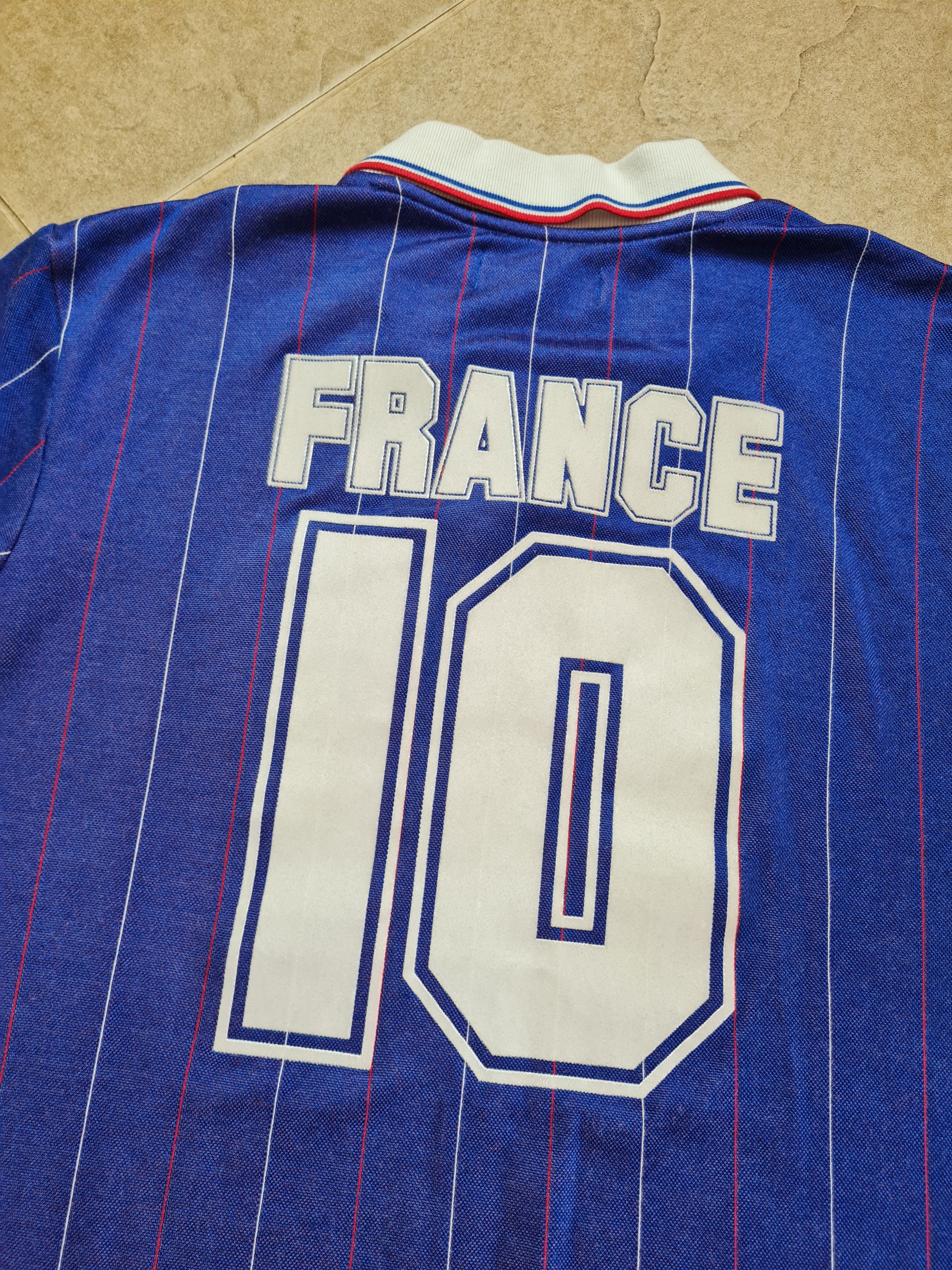 Adidas Vintage Retro Soccer Jersey France Football Shirt Adidas #10 Size US L / EU 52-54 / 3 - 20 Thumbnail