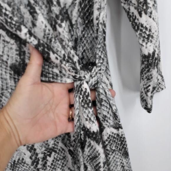 Vintage Y2K Anthro Fairy Grunge Knit Maxi Dress Sz L Snake Handkerch Size L / US 10 / IT 46 - 5 Thumbnail