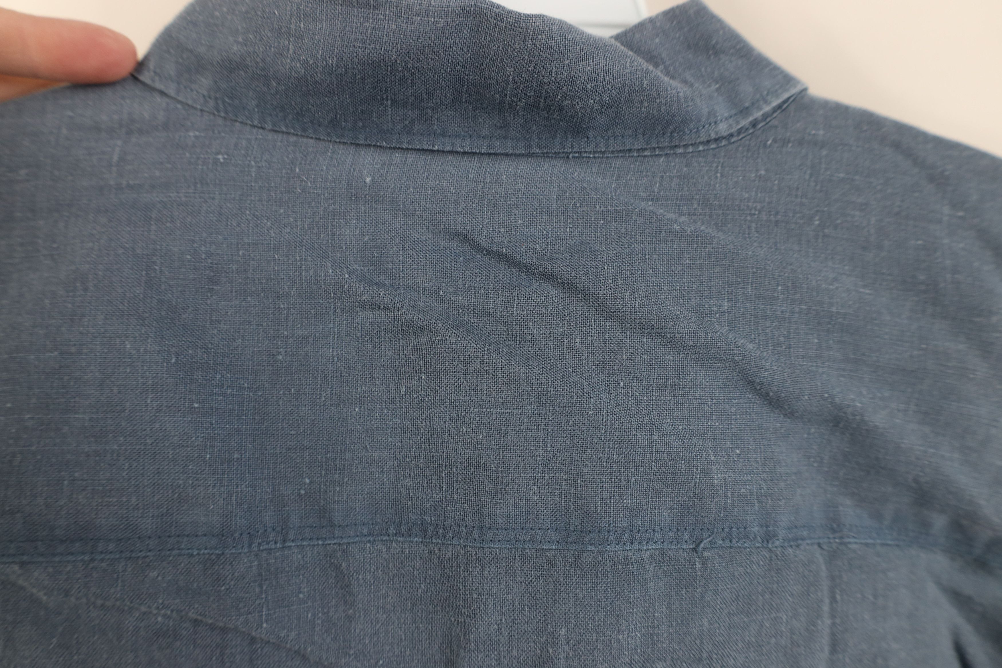 Banana Republic Vintage 80s 90s Banana Republic Collared Button Shirt Blue Size US L / EU 52-54 / 3 - 9 Thumbnail
