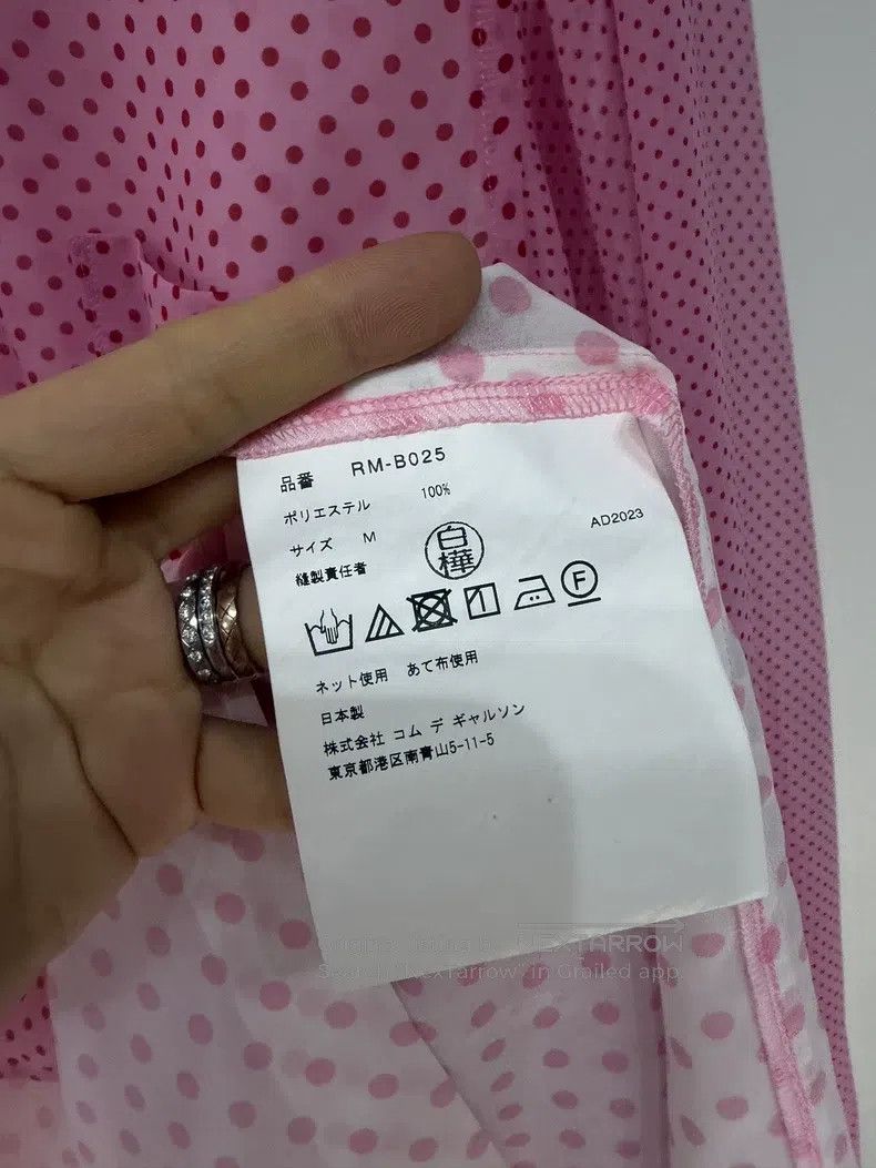 Comme des Garcons Comme des Garcons Pink Polka Dot Two-Piece Shirt Size M / US 6-8 / IT 42-44 - 4 Thumbnail