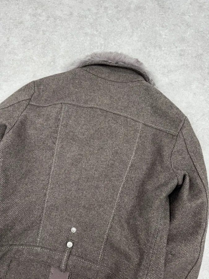 Marithe + Francois Girbaud 2000s Marithé + François Girbaud Grey Buttoned Jacket Size S / US 4 / IT 40 - 6 Thumbnail