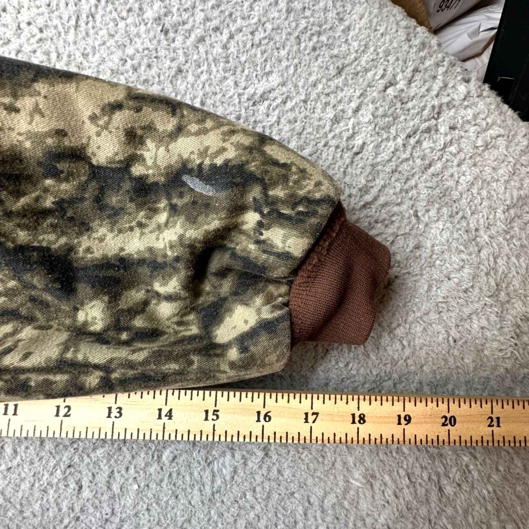 Vintage VINTAGE Gander Mountain Timber Ghost Camouflage Bomber Jacket Mens Large Snap Green 90s Size US L / EU 52-54 / 3 - 6 Thumbnail