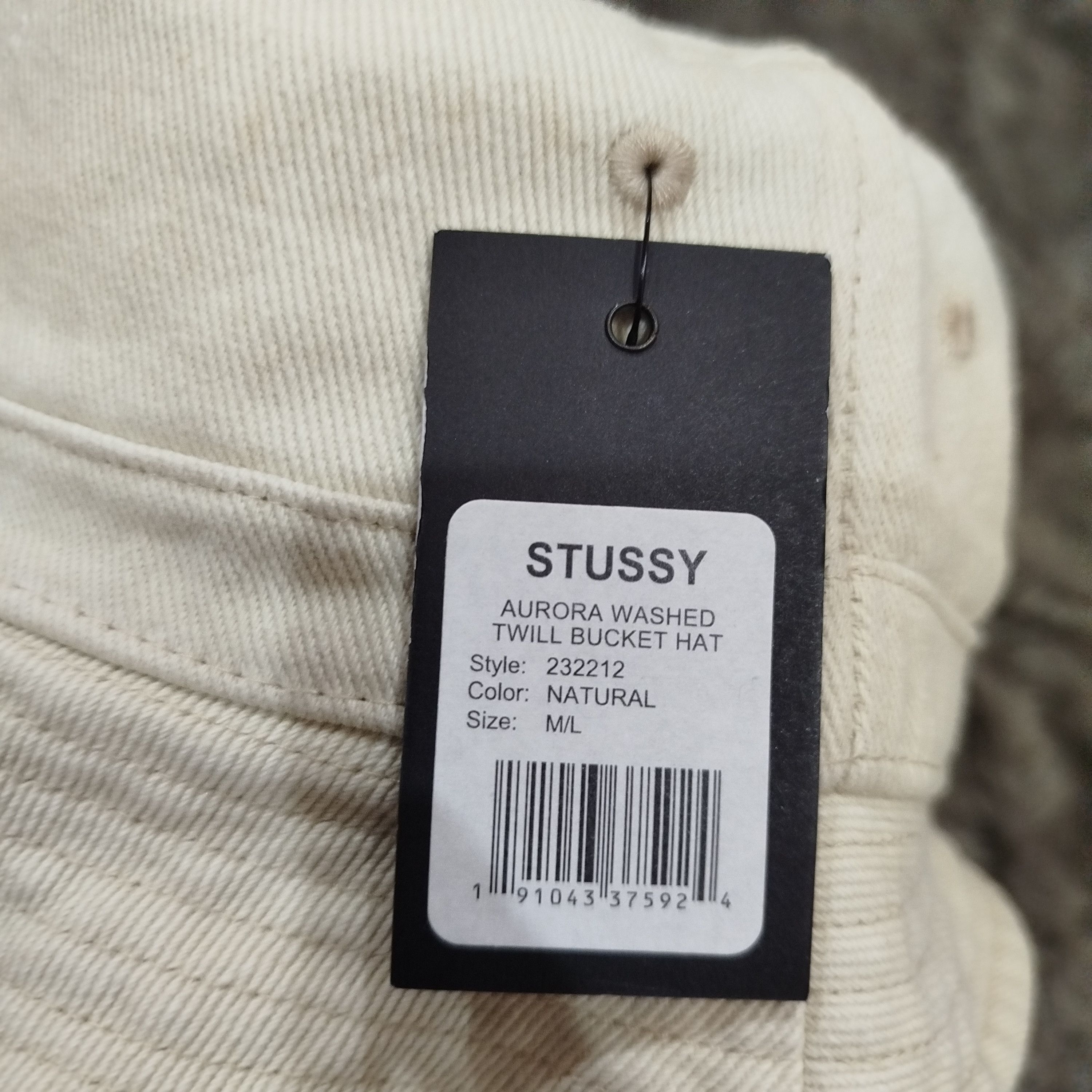 Stussy STUSSY AURORA WASHED TWILL BUCKET HAT Size ONE SIZE - 3 Thumbnail