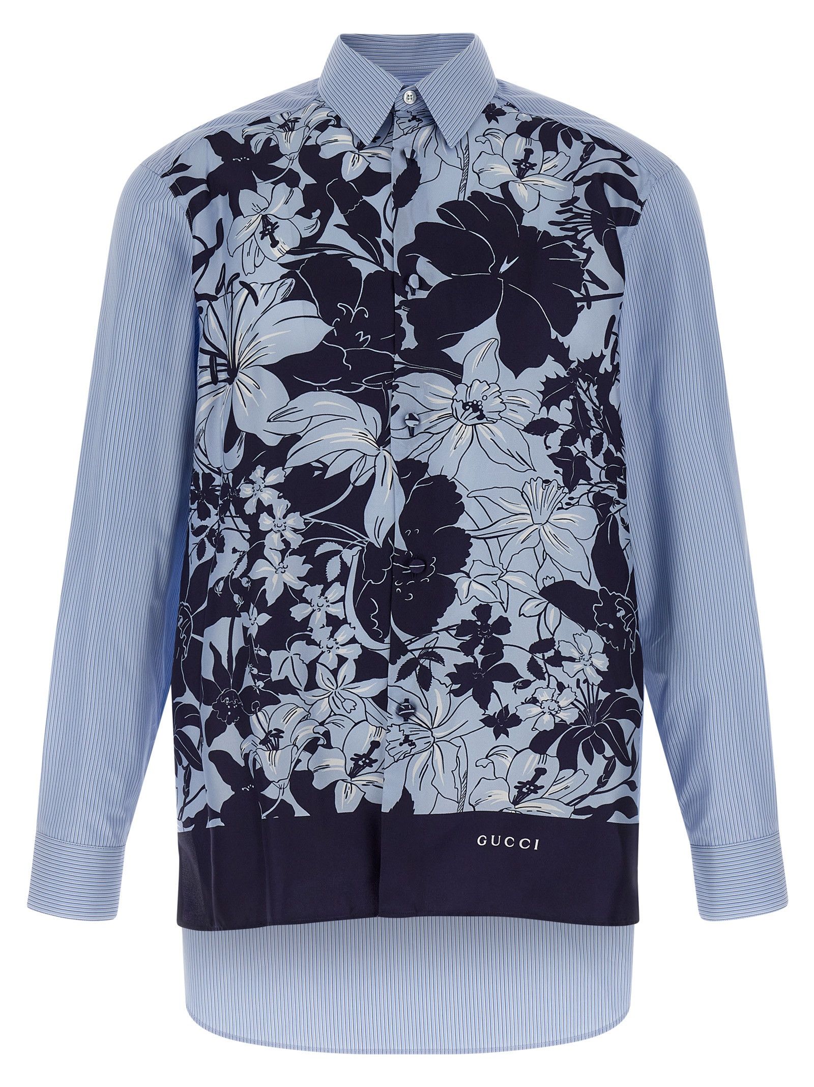 Gucci Floral silk shirt Size US M / EU 48-50 / 2 - 1 Thumbnail