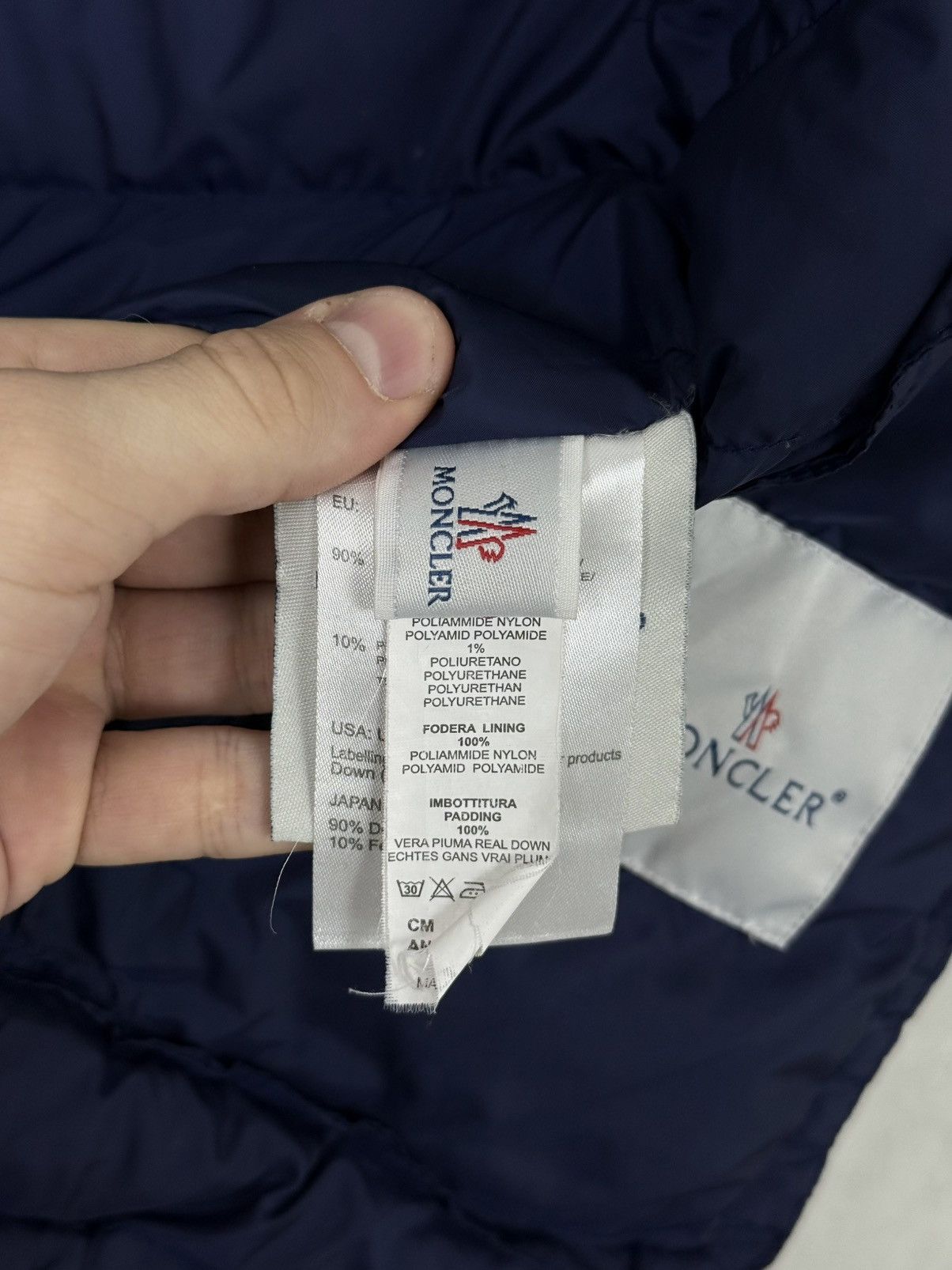 Moncler Moncler Kids Blue Down Puffer Jacket Size 11/146 Size XXS / US 00 / IT 34 - 21 Thumbnail