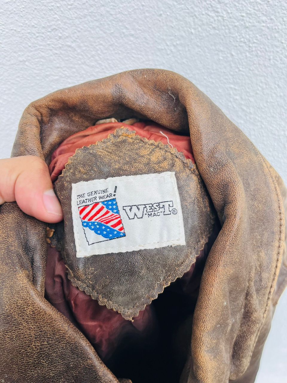 Japanese Brand × Vintage Vintage West Mac The Genuine Fashion Style Leather Jacket Size US L / EU 52-54 / 3 - 16 Thumbnail