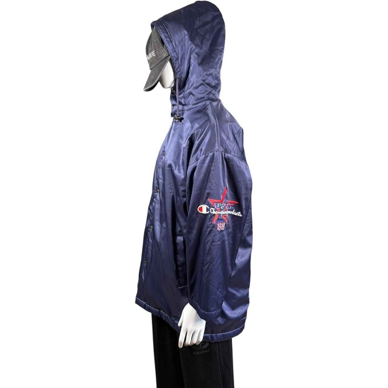 Champion Vintage Y2K 90s Champion Sherpa-Lined Jacket Size US M / EU 48-50 / 2 - 2 Thumbnail