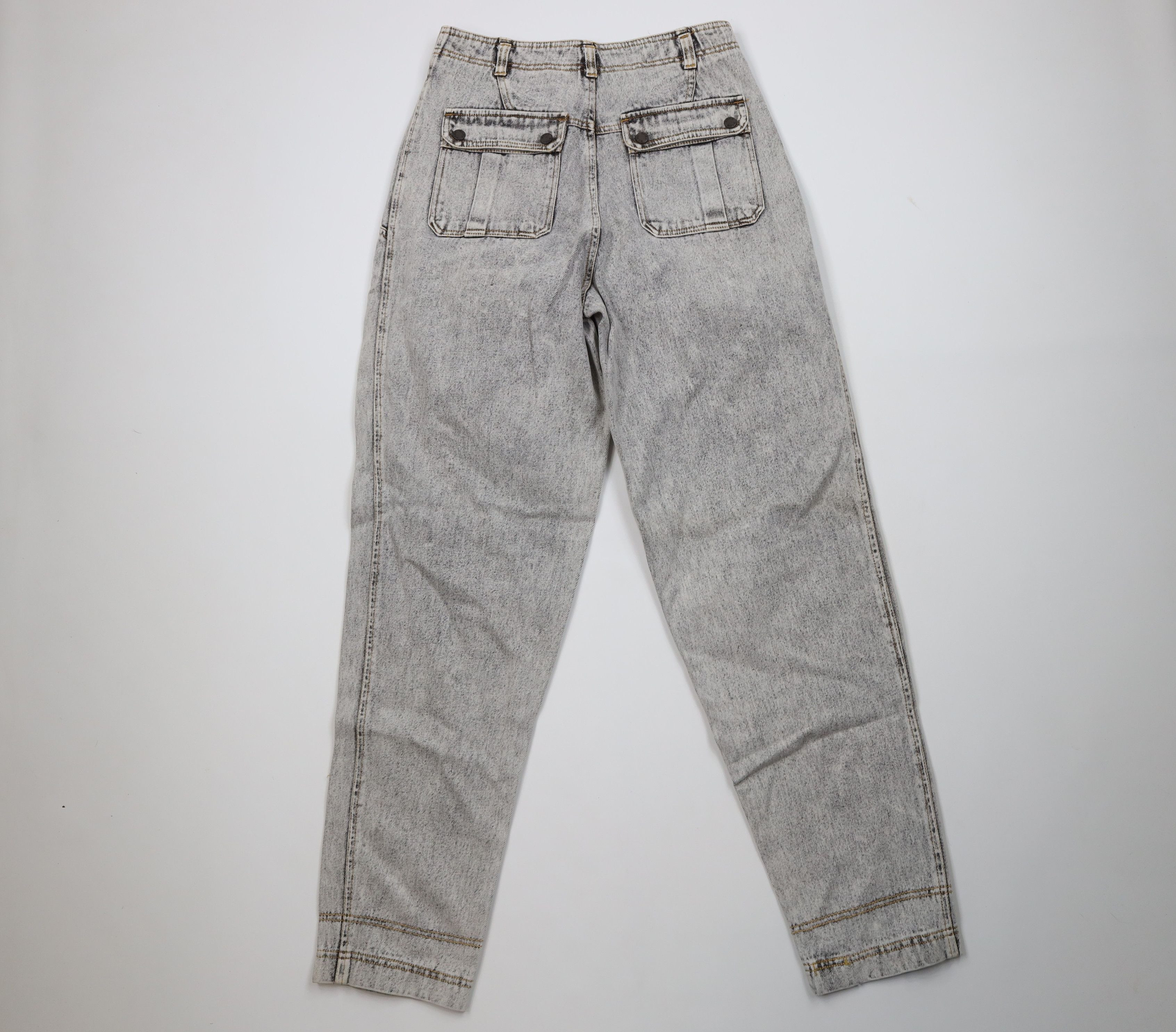 Vintage Vintage 80s 90s Streetwear Acid Wash Tapered Leg Cargo Jeans Size US 30 / EU 46 - 8 Thumbnail